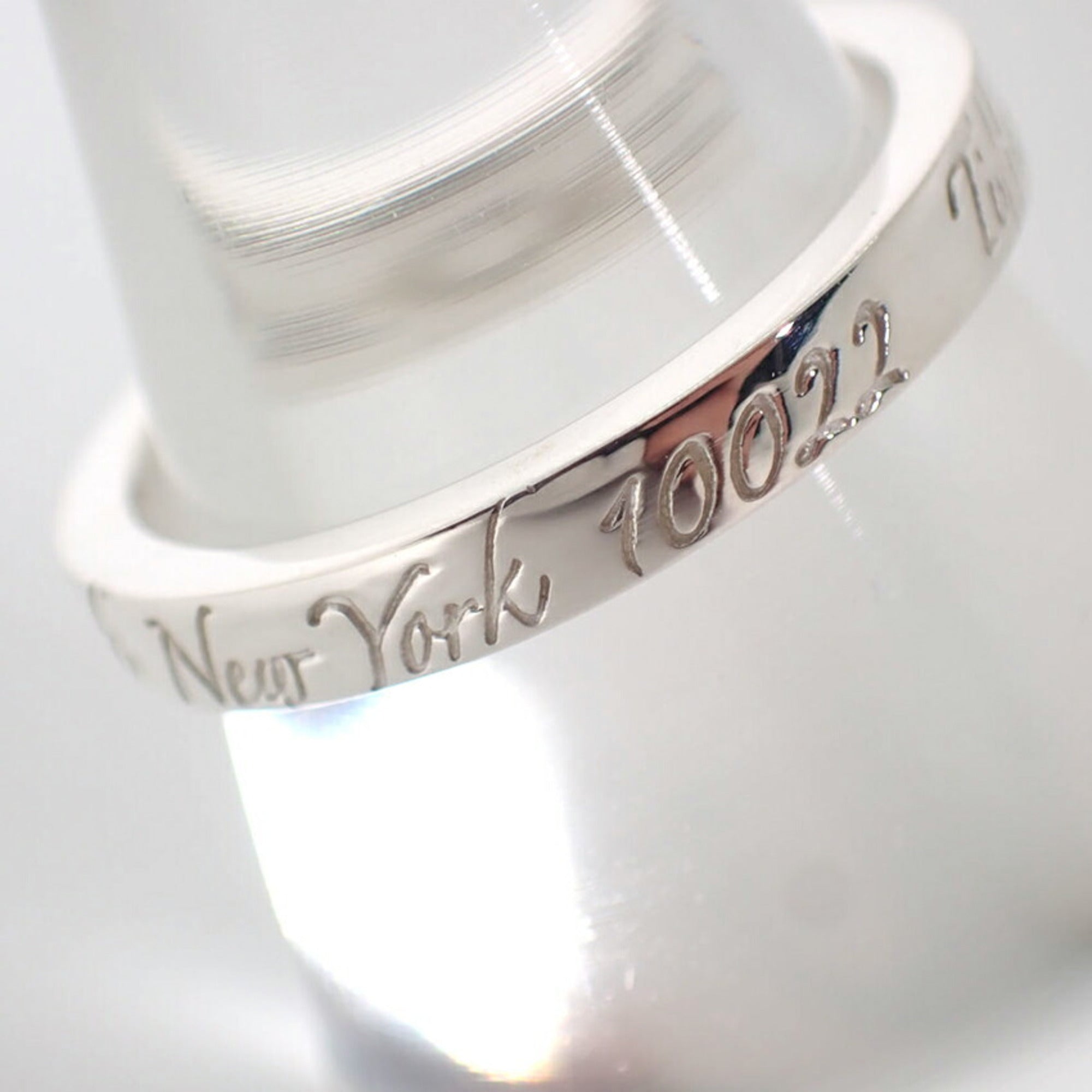 Tiffany Sterling Silver 925 Band Ring (Pre-Owned)