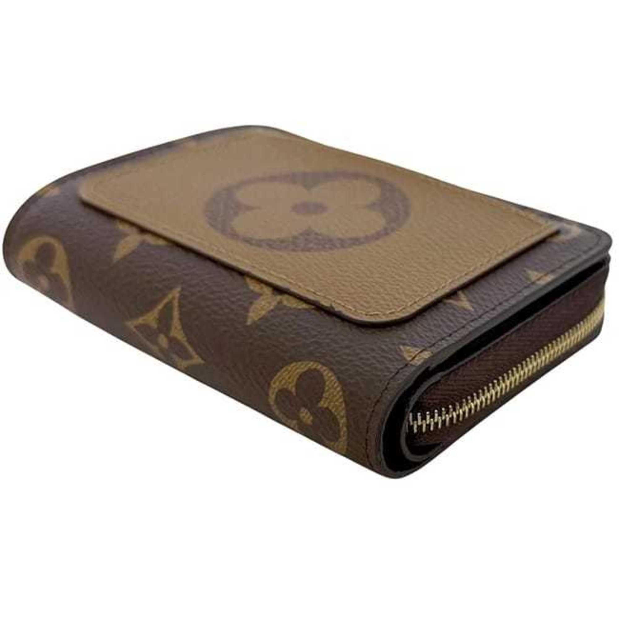 Louis Vuitton Brown Monogram Reverse Monogram Reverse Wallet (Bi-Fold) (Pre-Owned)