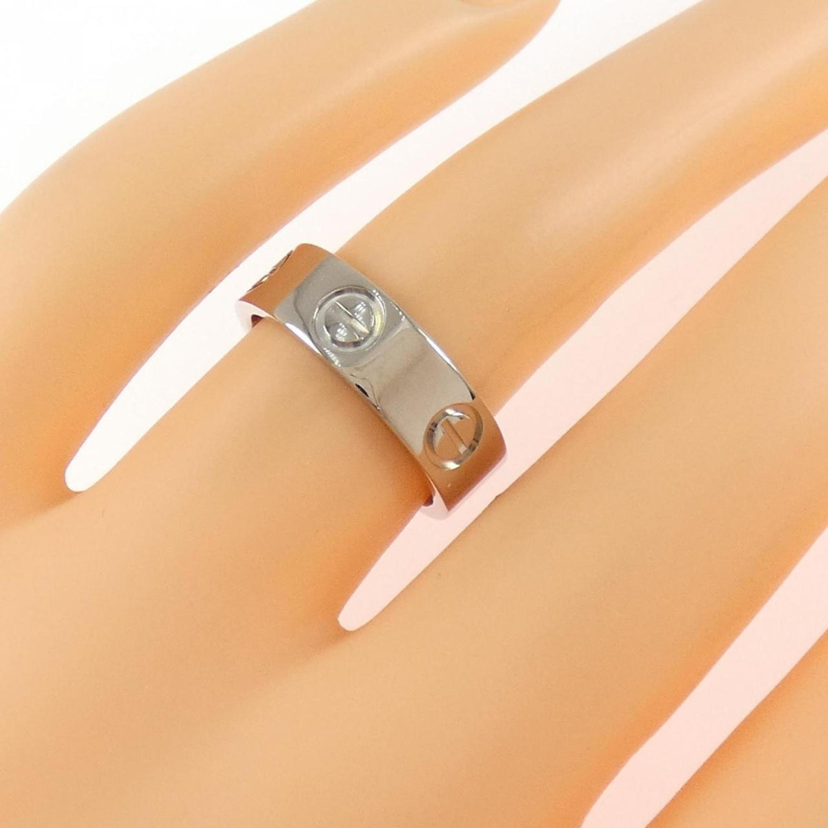 Cartier White Gold White Gold (18K) Band Ring (Pre-Owned)