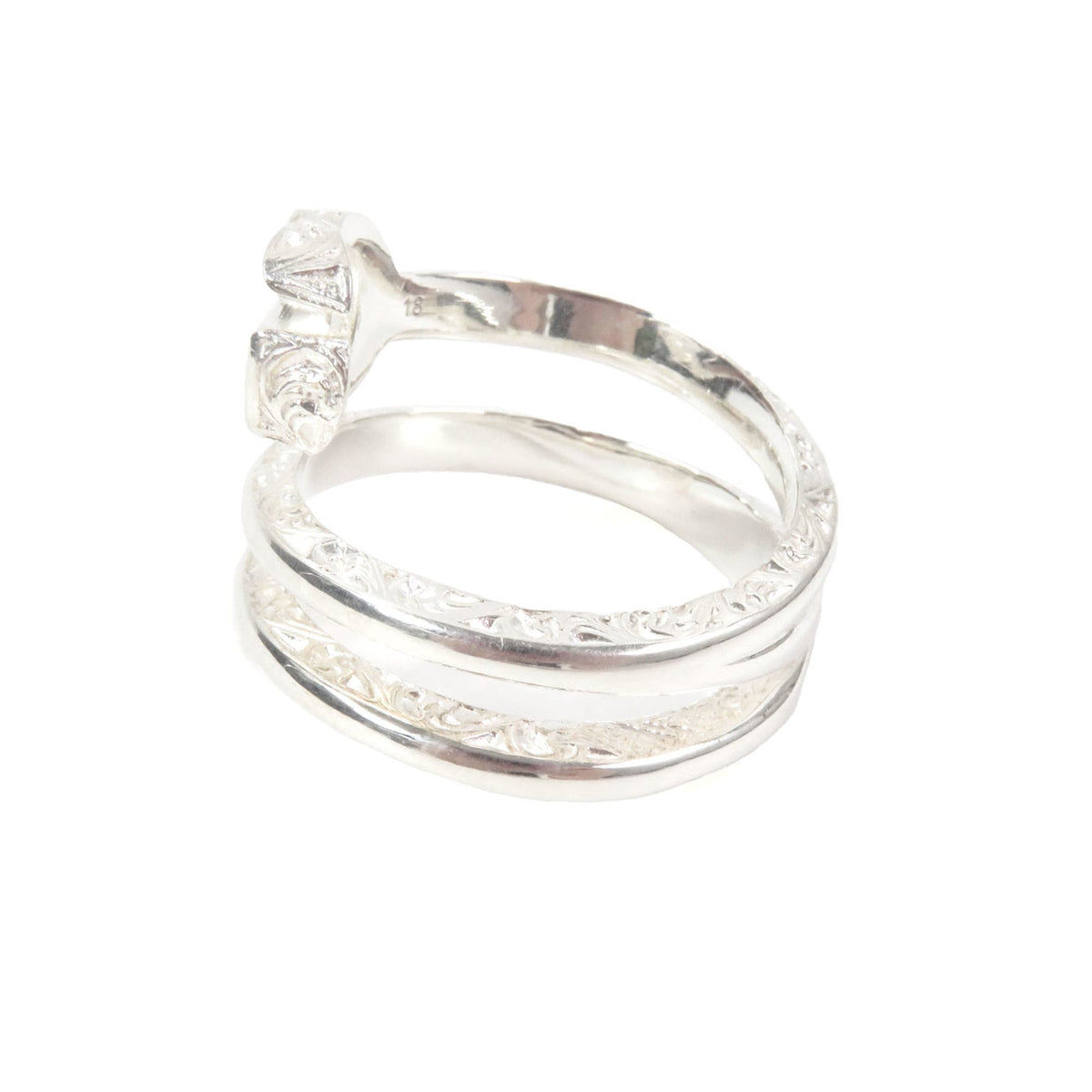 Gucci Silver Silver 925 Band Ring (Pre-Owned)