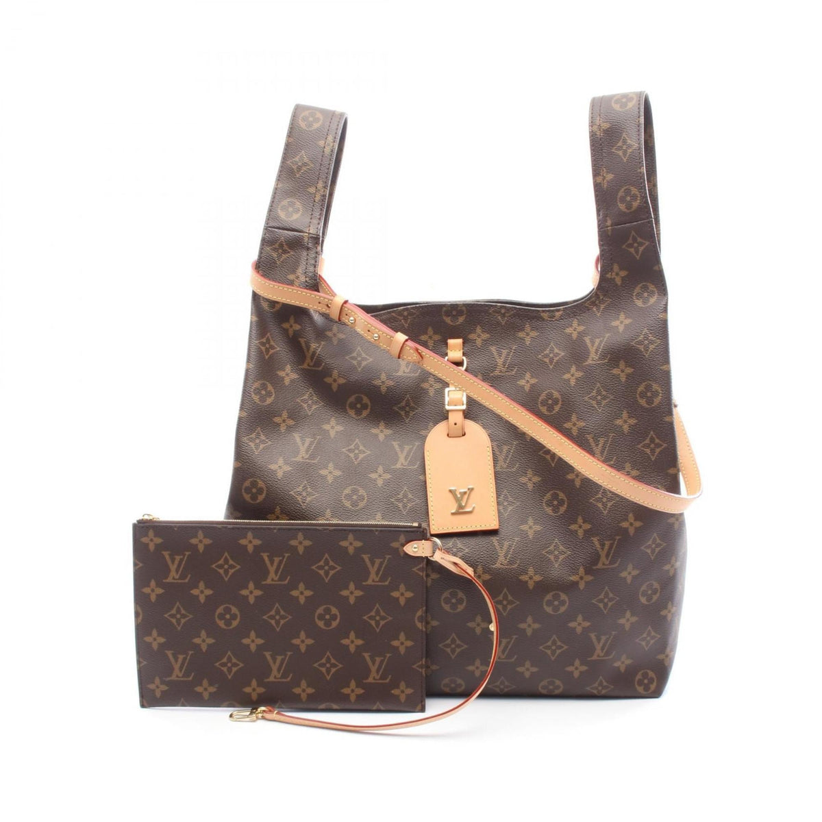 Louis Vuitton Brown Coated Canvas Monogram Pvc Leather Handbag (Pre-Owned)