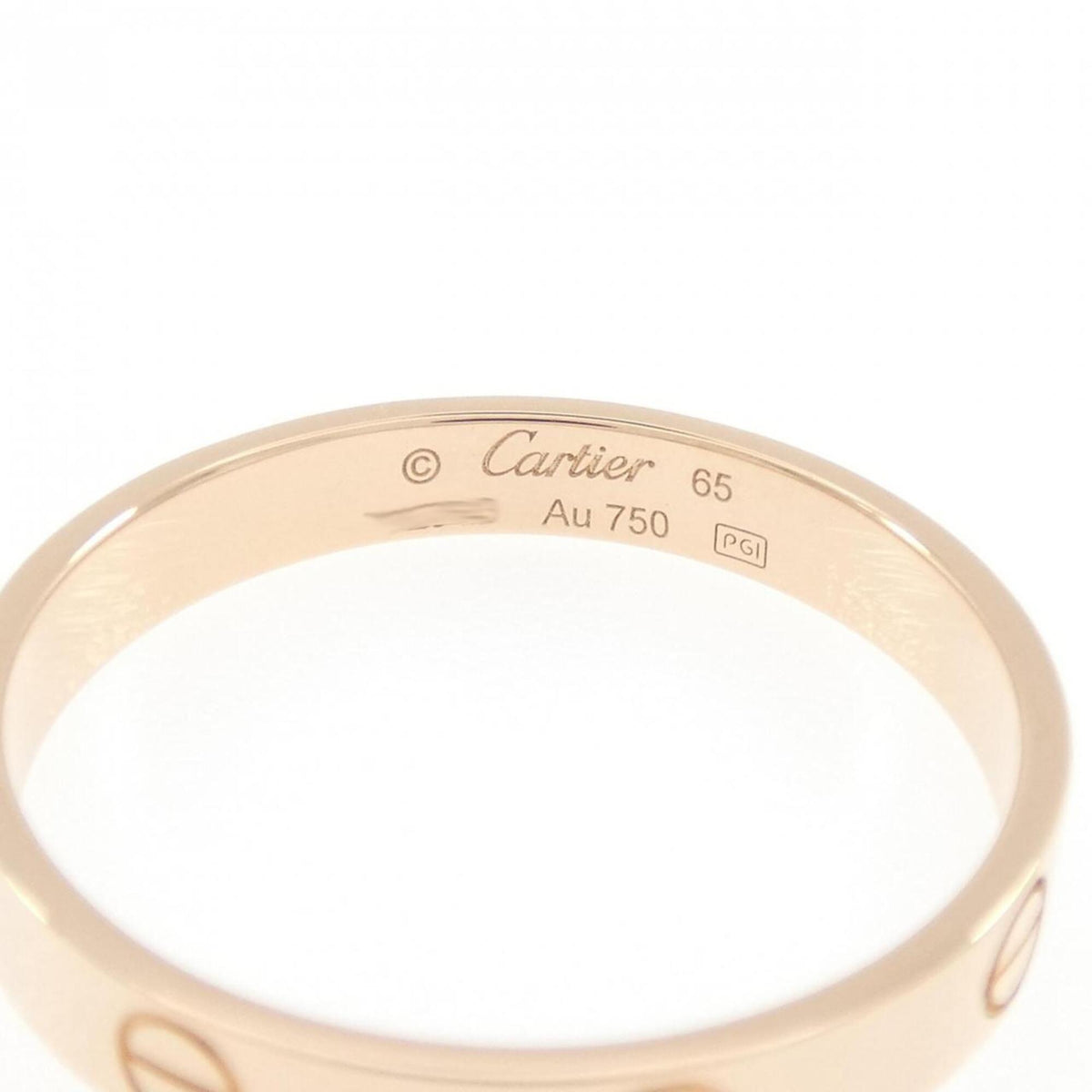 Cartier Pink Gold (18K) Band Ring (Pre-Owned)