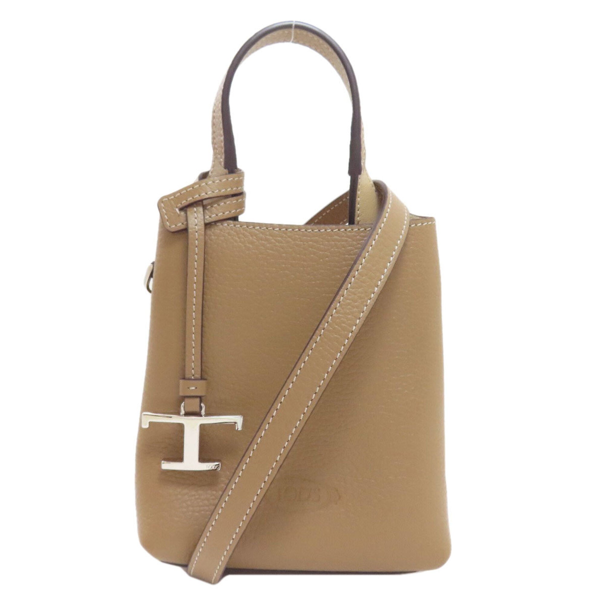 Tod's Brown Leather Handbag (Pre-Owned)