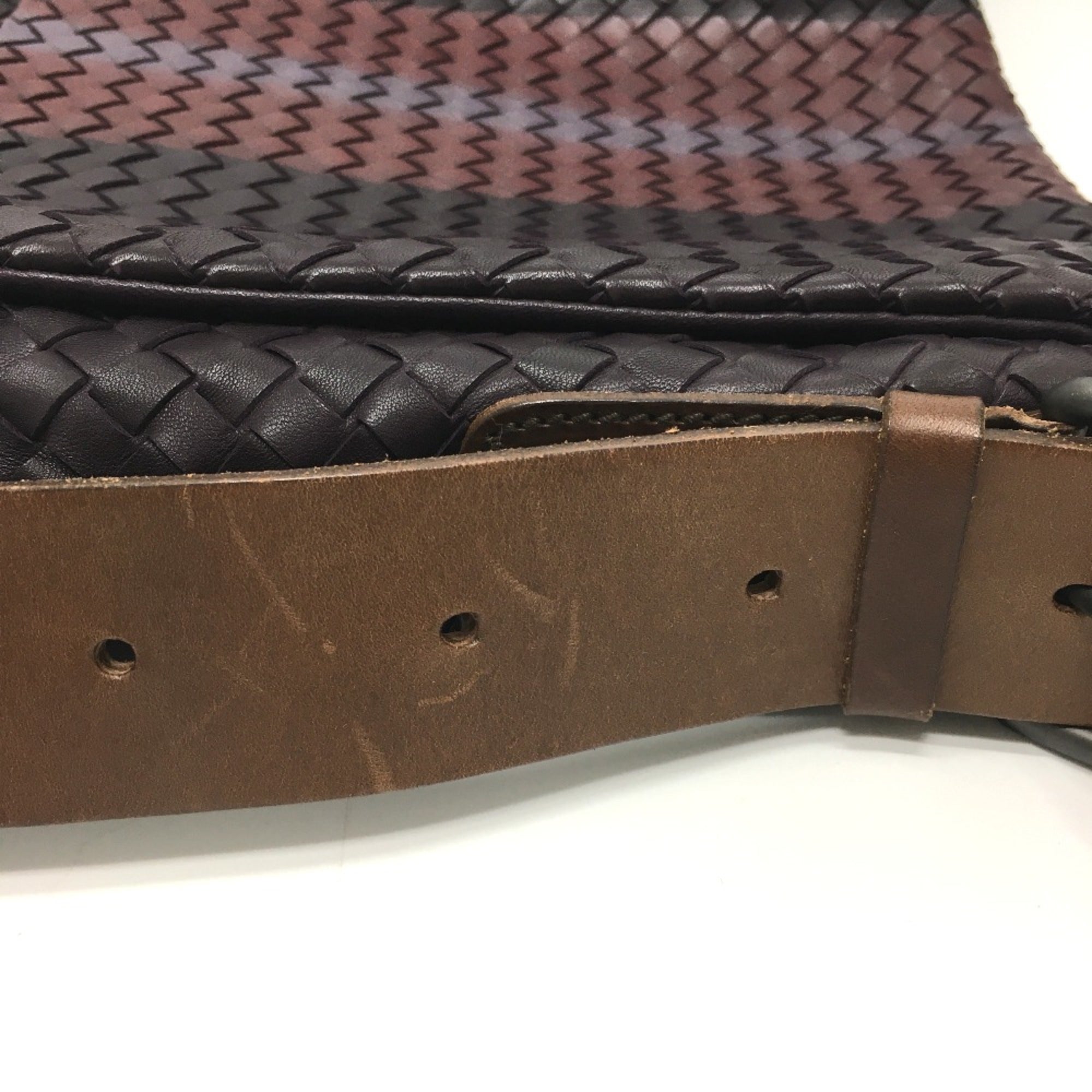 Bottega Veneta Brown Leather Shoulder Bag (Pre-Owned)