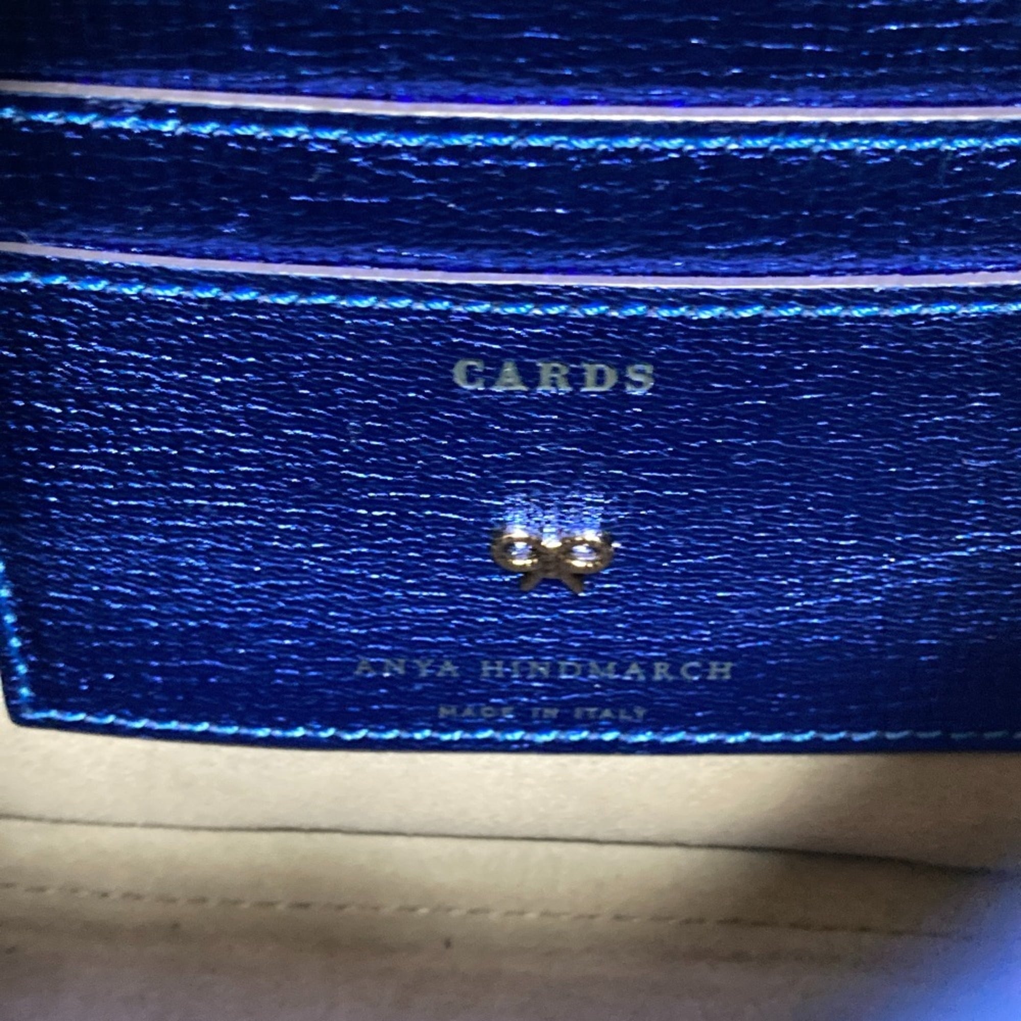 Anya Hindmarch Blue Shoulder Bag (Pre-Owned)