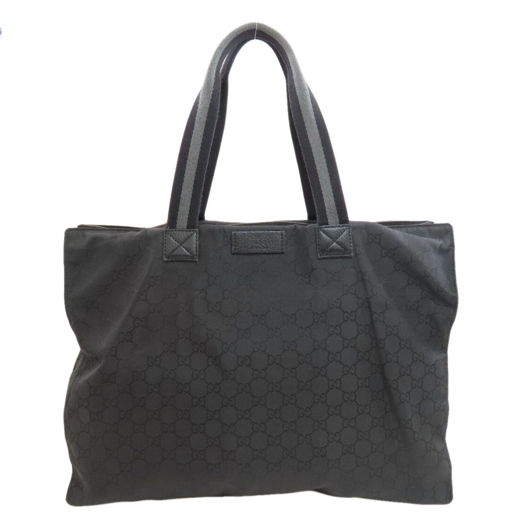 Gucci Black Nylon Tote Bag (Pre-Owned)