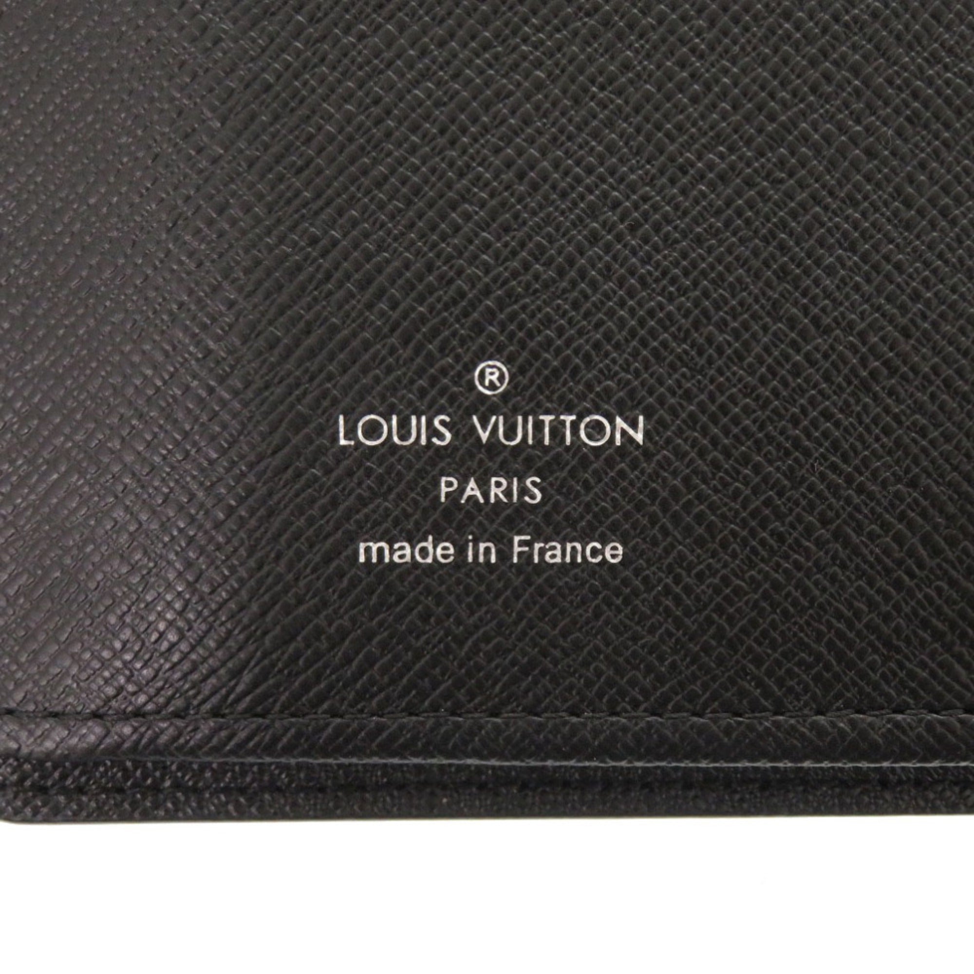 Louis Vuitton Monogram Macassar Black Brown Monogram Macassar Long Wallet (Bi-Fold) (Pre-Owned)