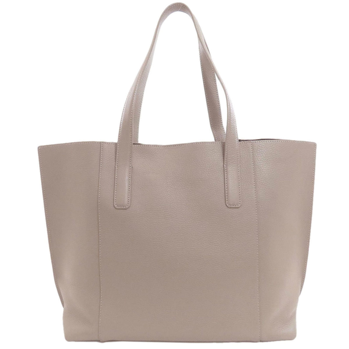 Tod's Gray Leather Tote Bag (Pre-Owned)