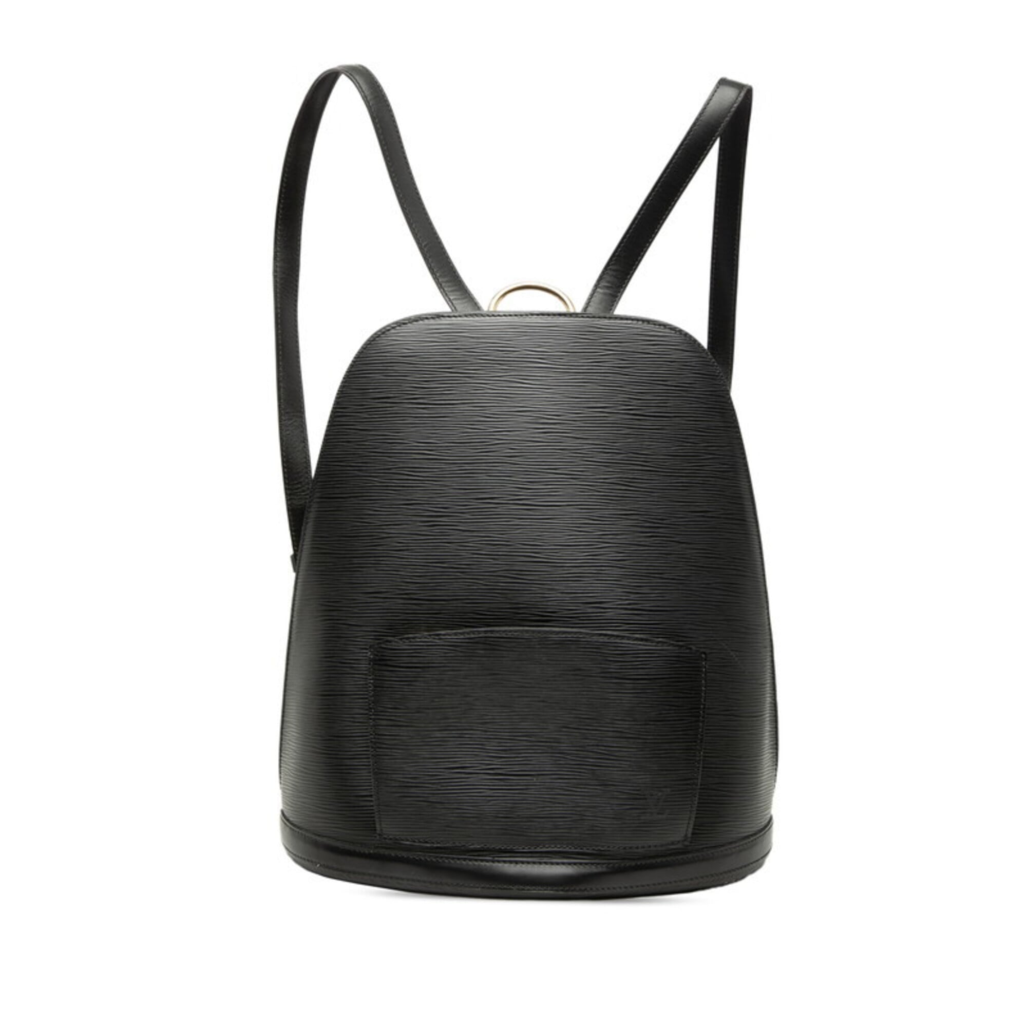 Louis Vuitton Black Leather Backpack (Pre-Owned)