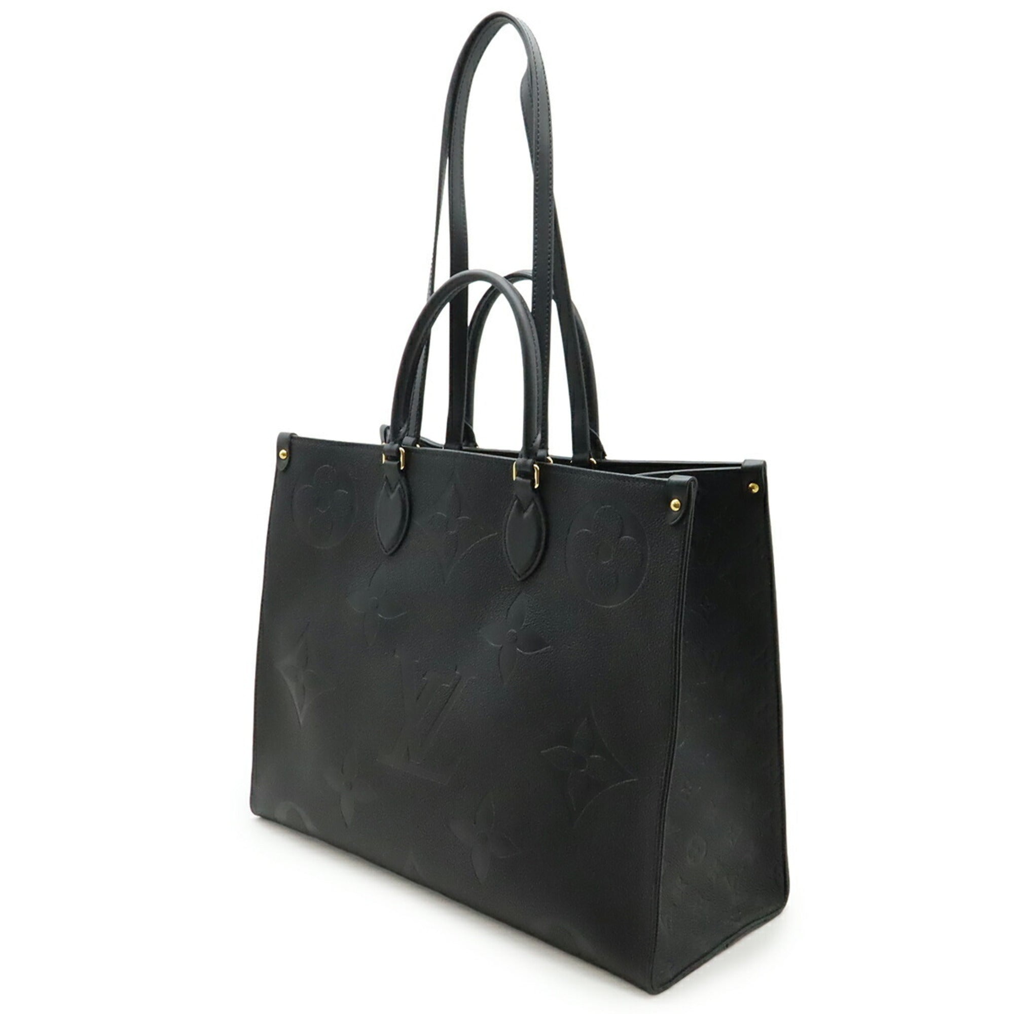 Louis Vuitton Noir Monogram Empreinte Leather Shoulder Bag Tote Bag (Pre-Owned)