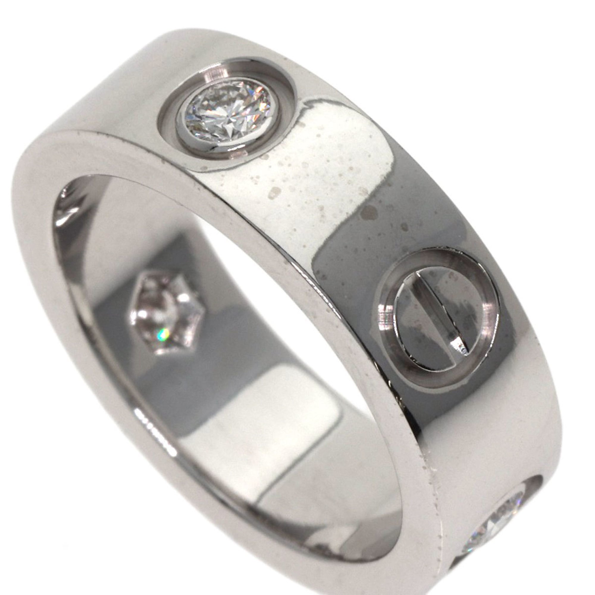Cartier Love White Gold (18K) Band Ring (Pre-Owned)