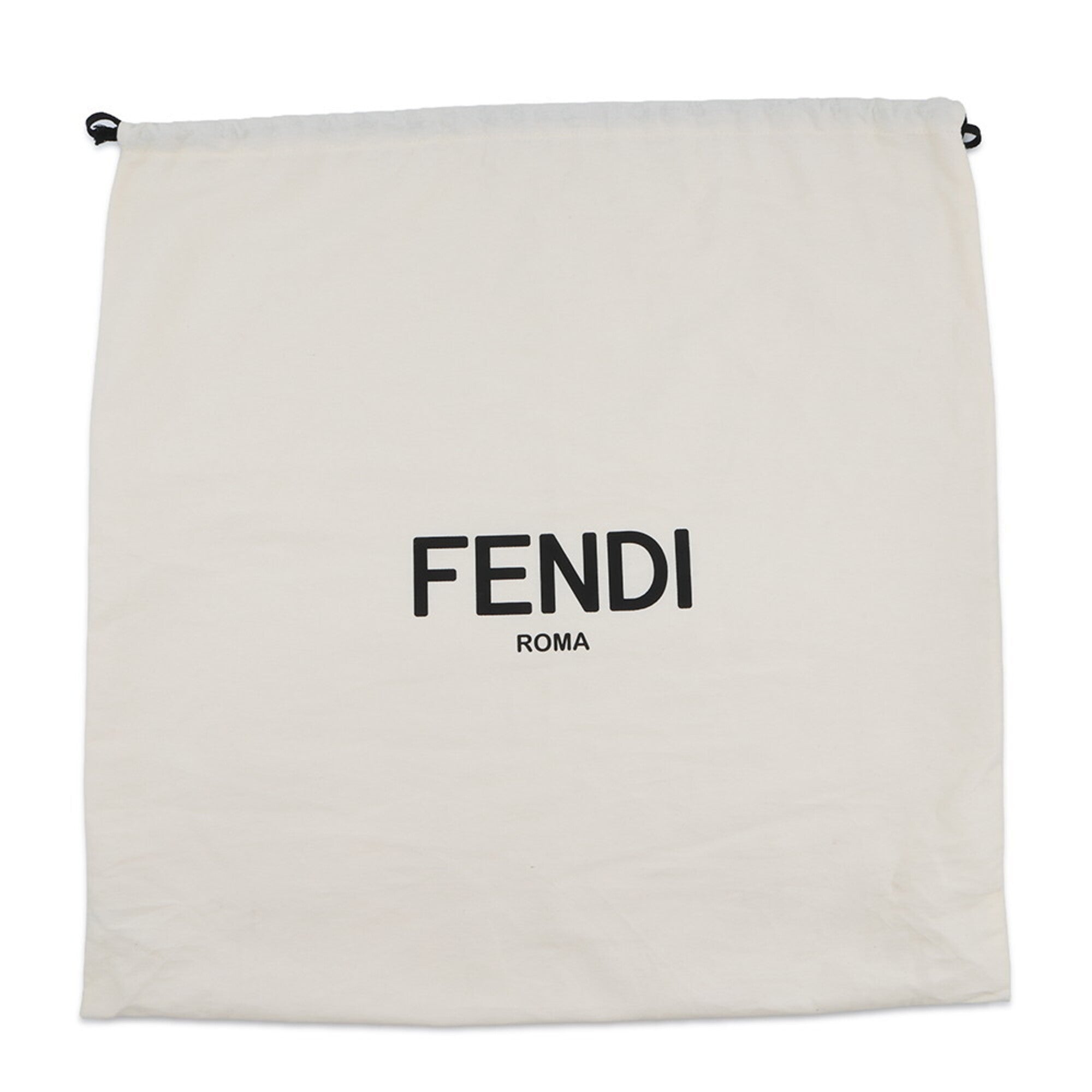 Fendi Blue Navy Canvas Leather Handbag Tote Bag (Pre-Owned)