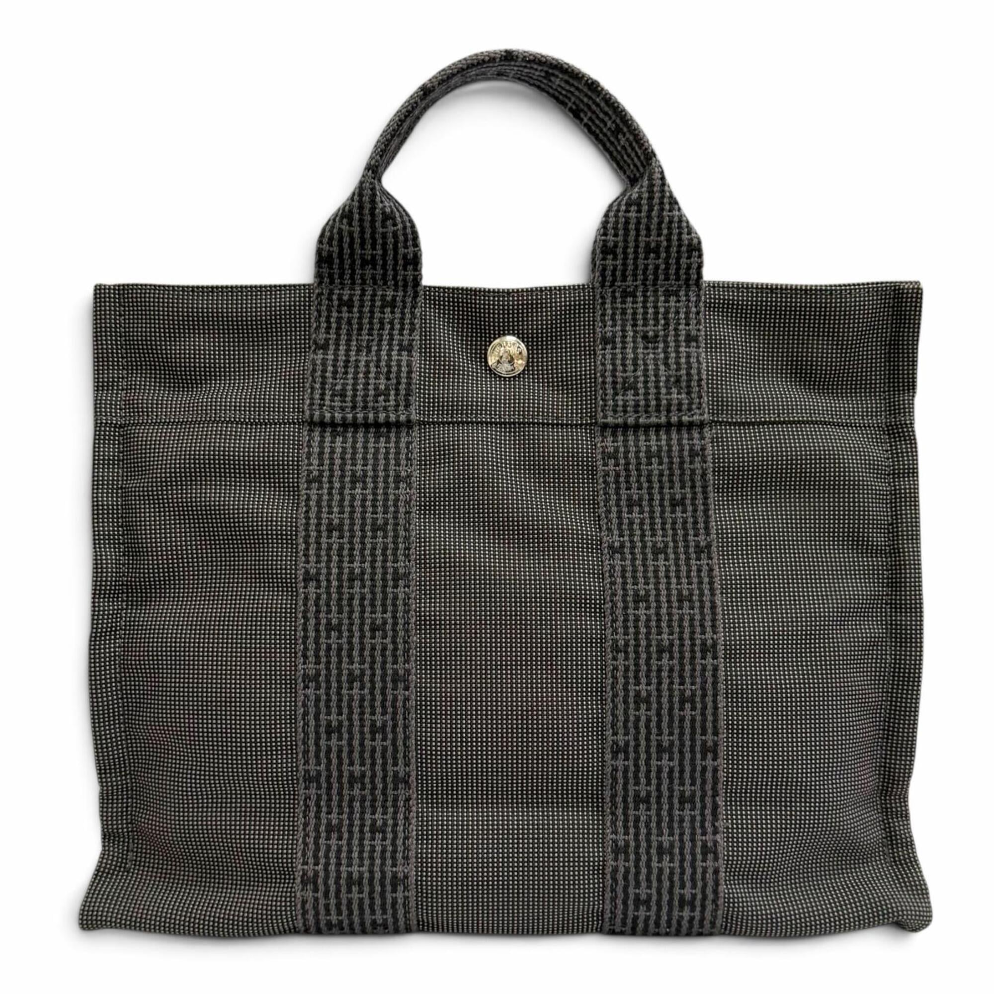 Hermes Gray Handbag Tote Bag (Pre-Owned)
