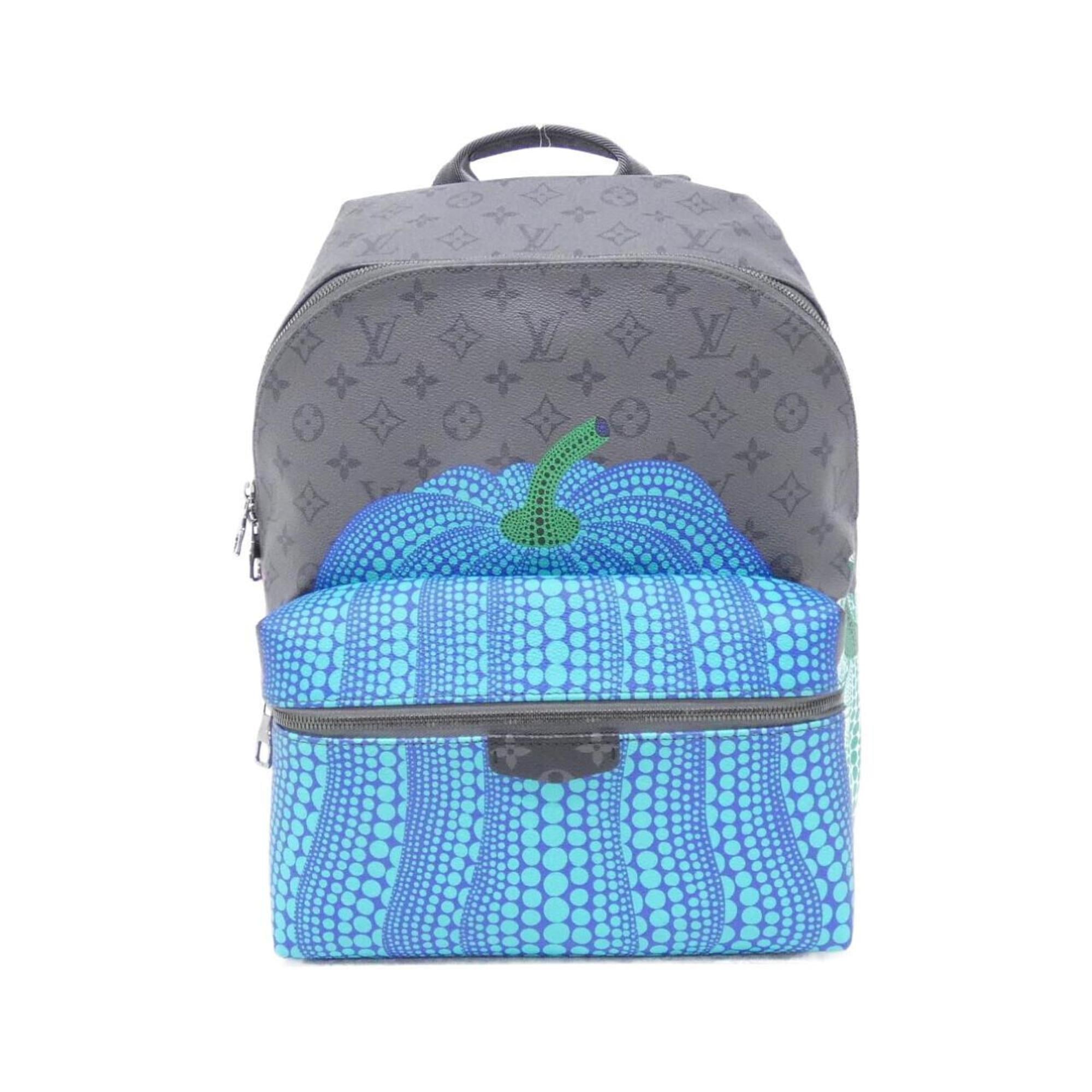 Louis Vuitton Black Gris Coated Canvas Backpack (Pre-Owned)