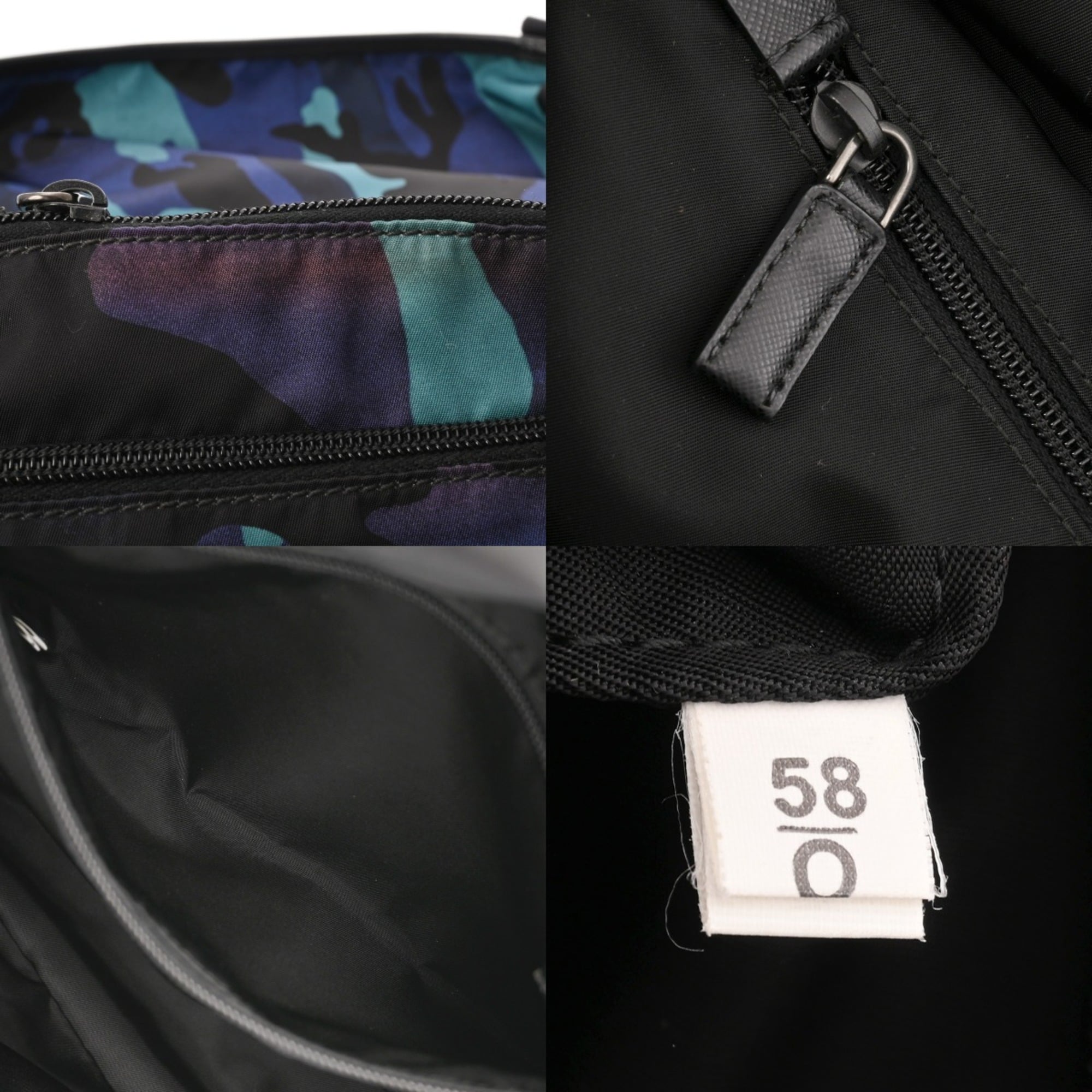 Prada Blue Nylon Shoulder Bag (Pre-Owned)