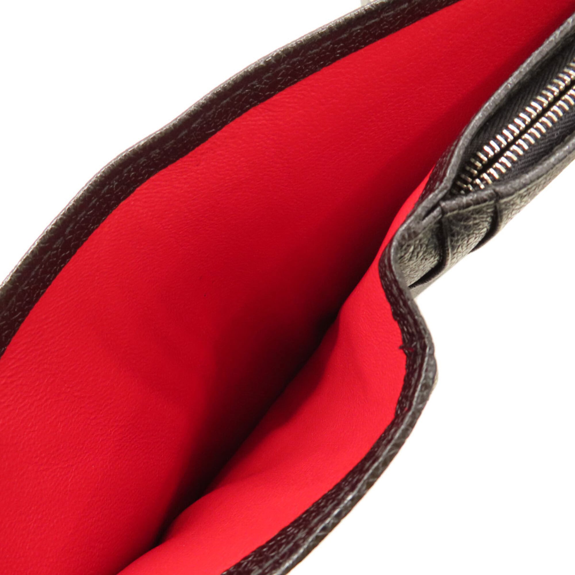 Bvlgari Bvlgari Bvlgari Black Leather Long Wallet (Bi-Fold) (Pre-Owned)