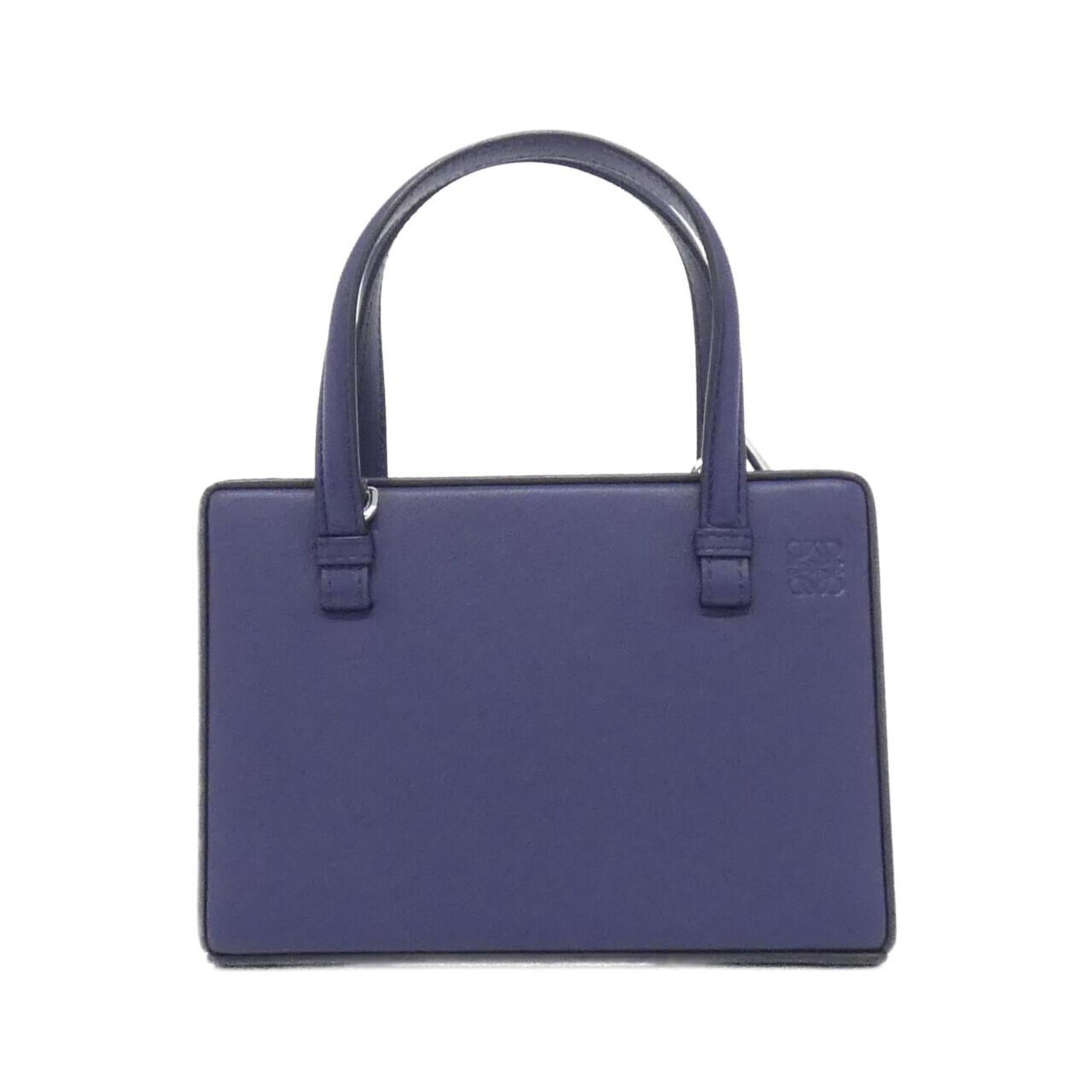 Loewe Blue Leather Handbag (Pre-Owned)