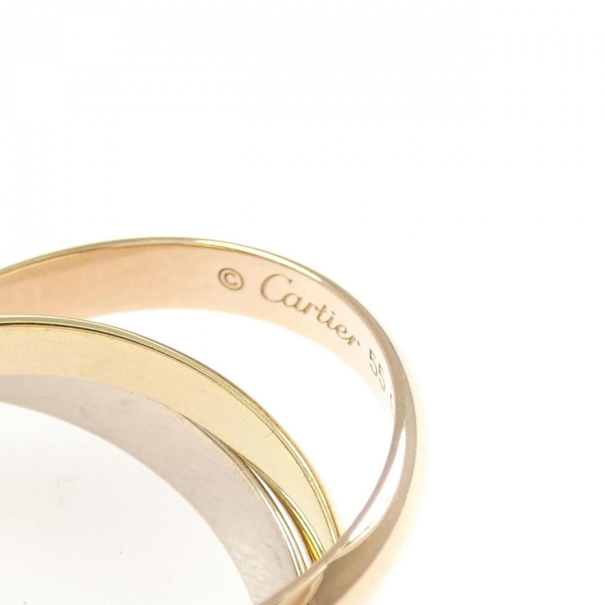Cartier Trinity Yellow Gold (18K) Pink Gold (18K) White Gold (18K) Band Ring (Pre-Owned)