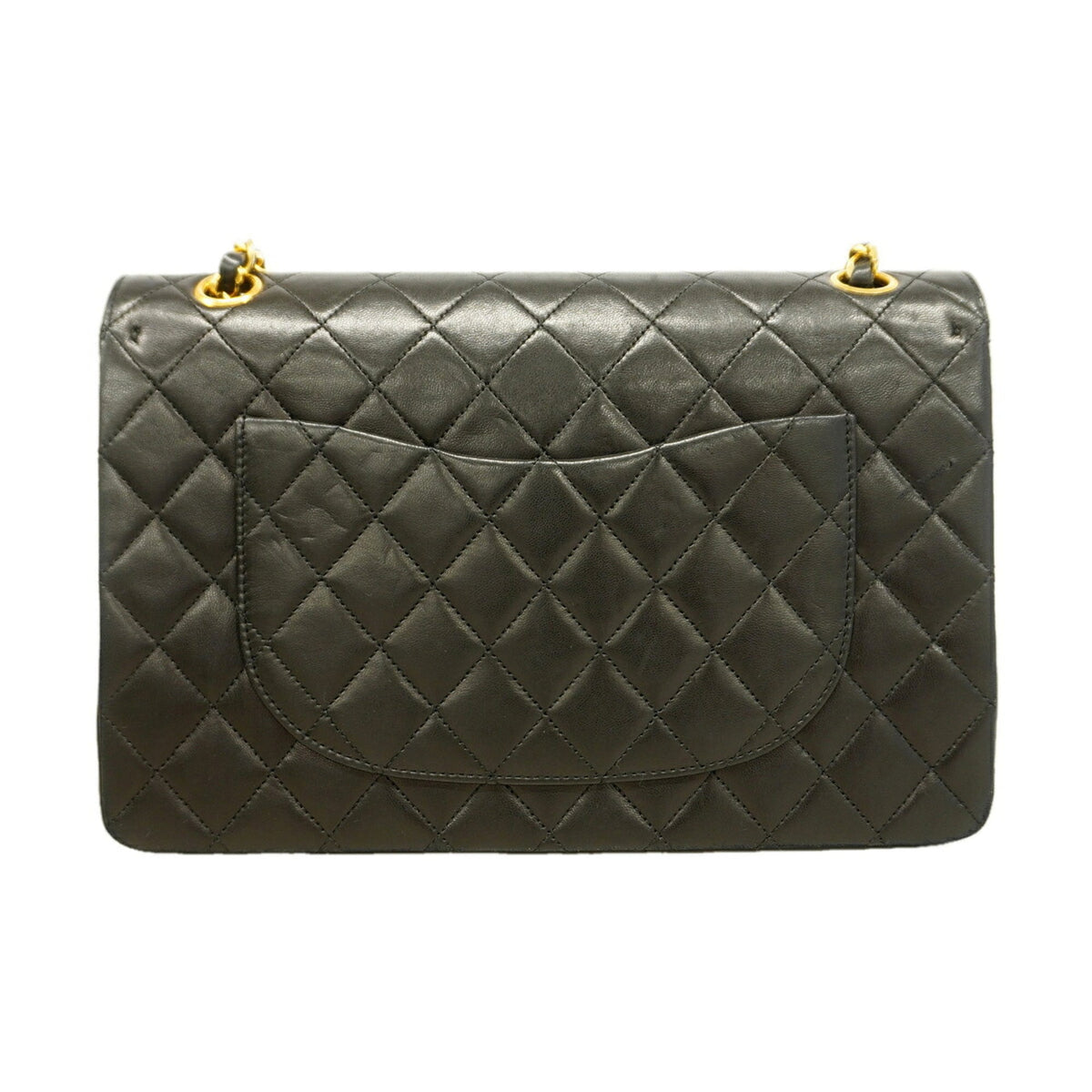 Chanel Black Leather Shoulder Bag (Pre-Owned)