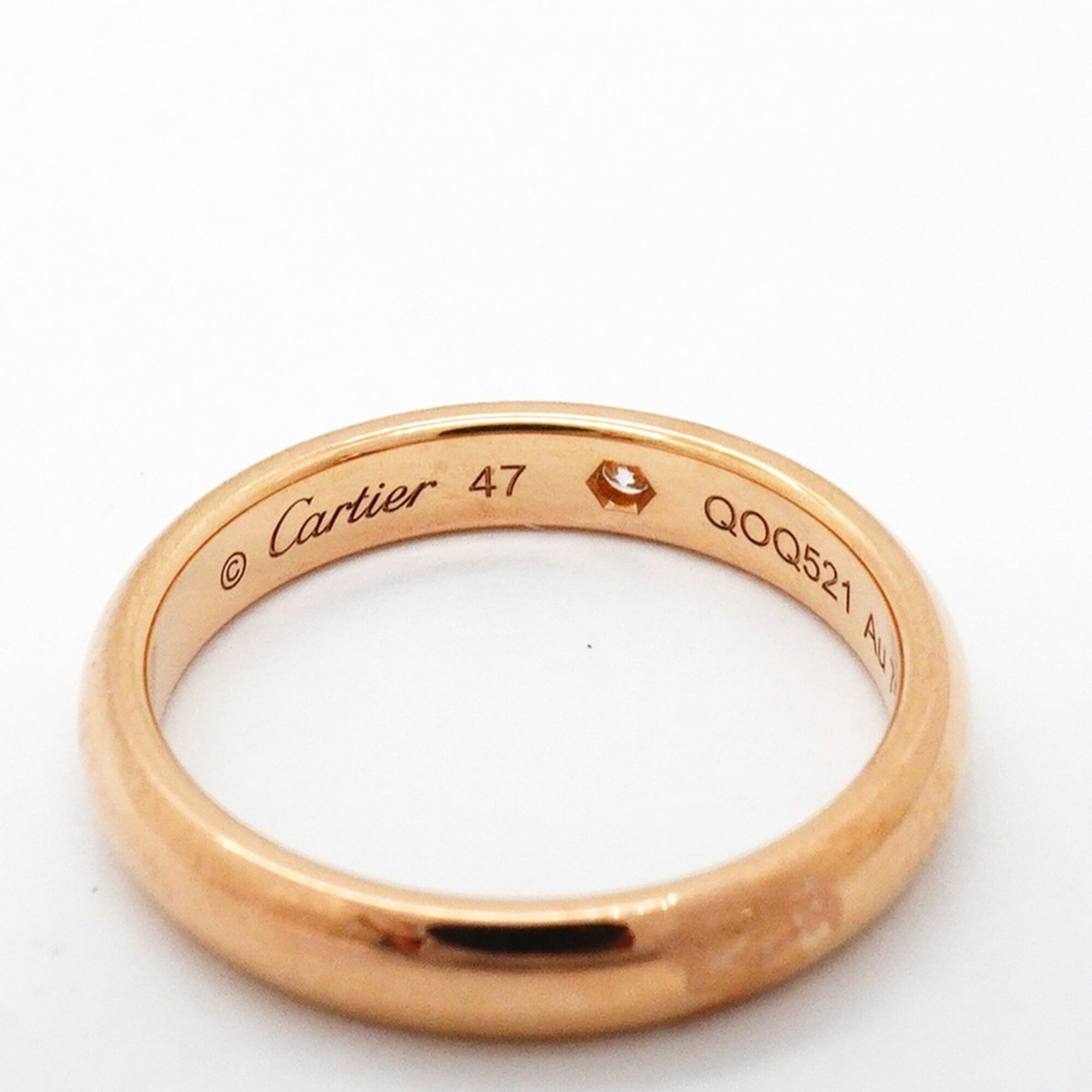 Cartier Pink Gold (18K) Band Ring (Pre-Owned)