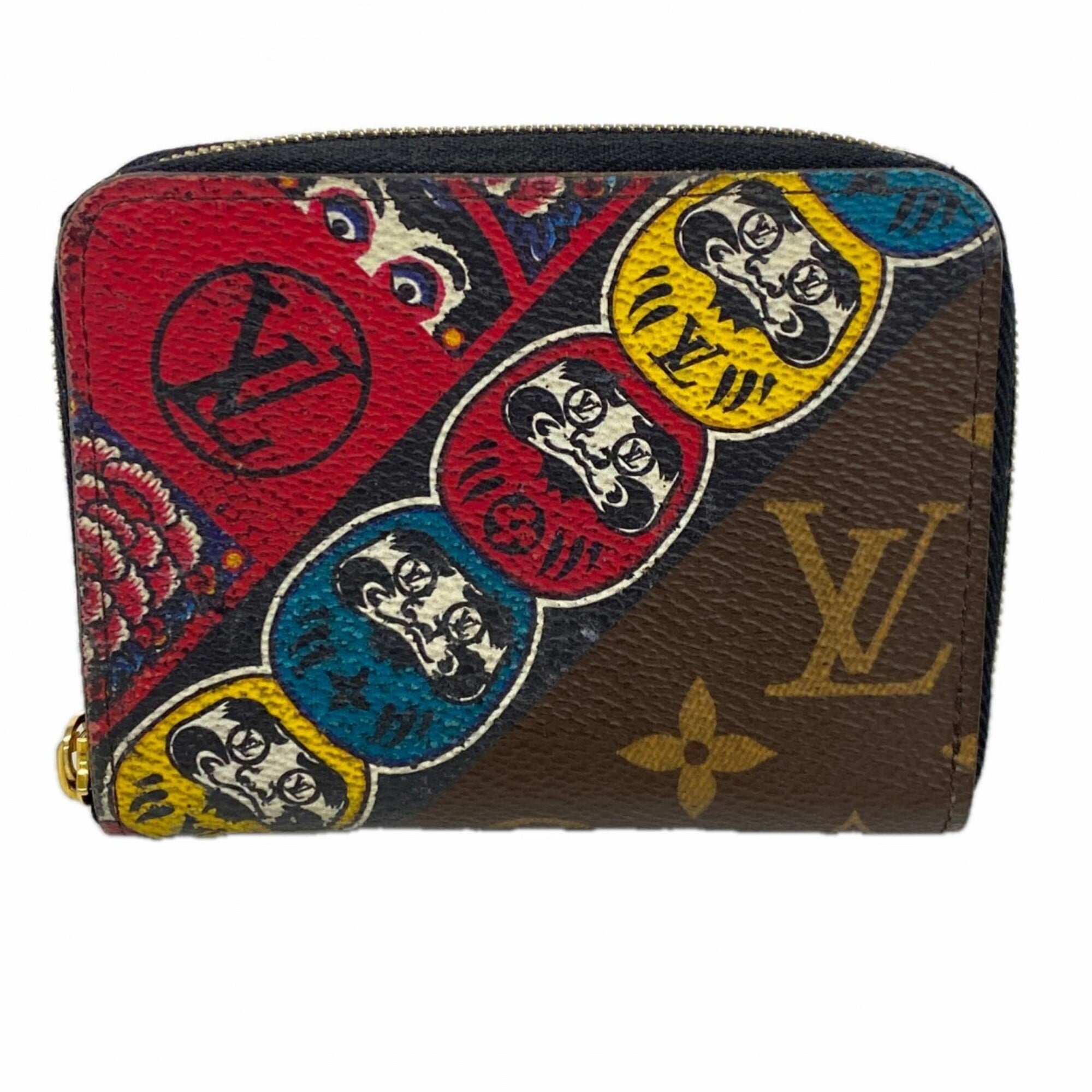 Louis Vuitton Brown Multi-Color Coin Purse/Coin Case (Pre-Owned)