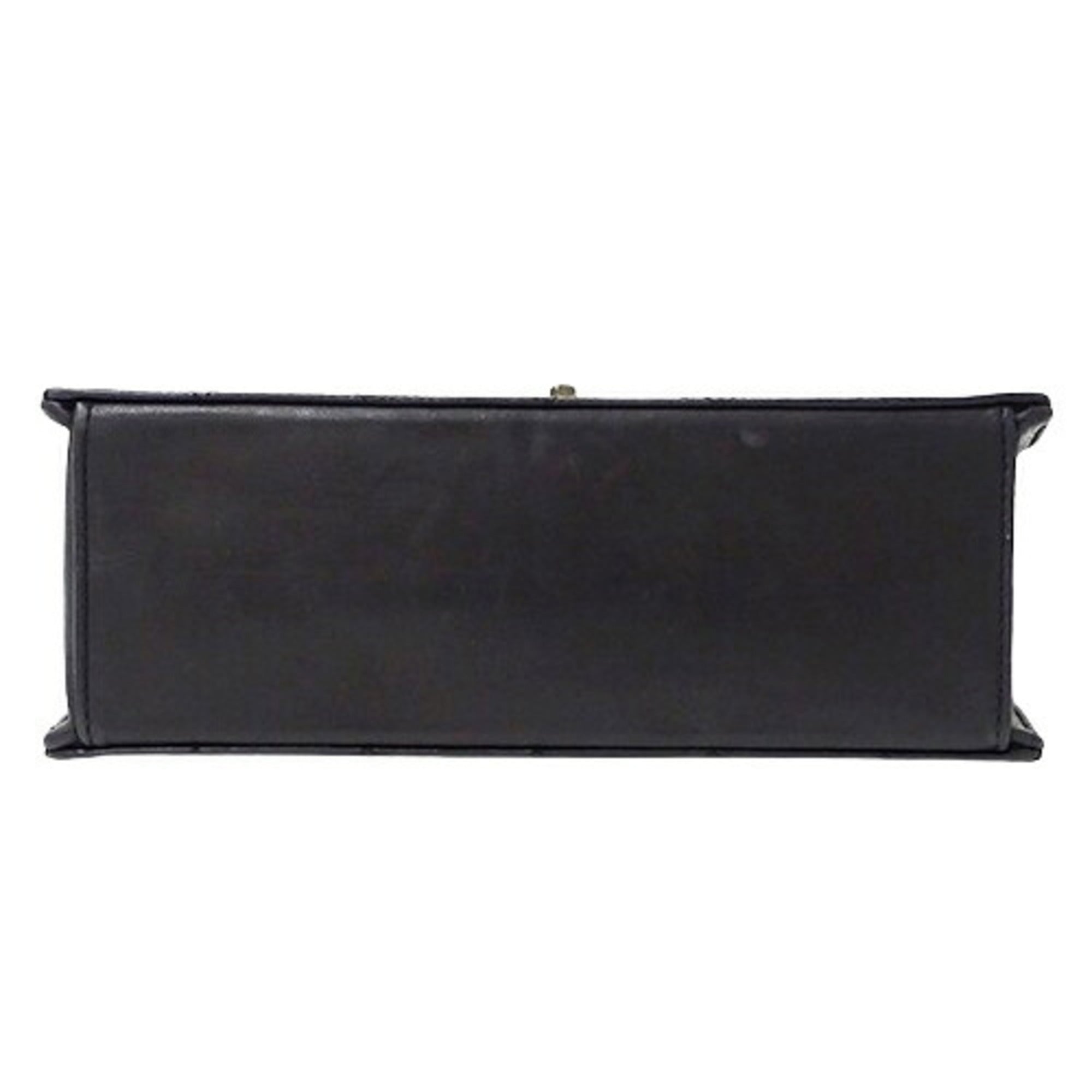 Chanel Black Leather Handbag (Pre-Owned)
