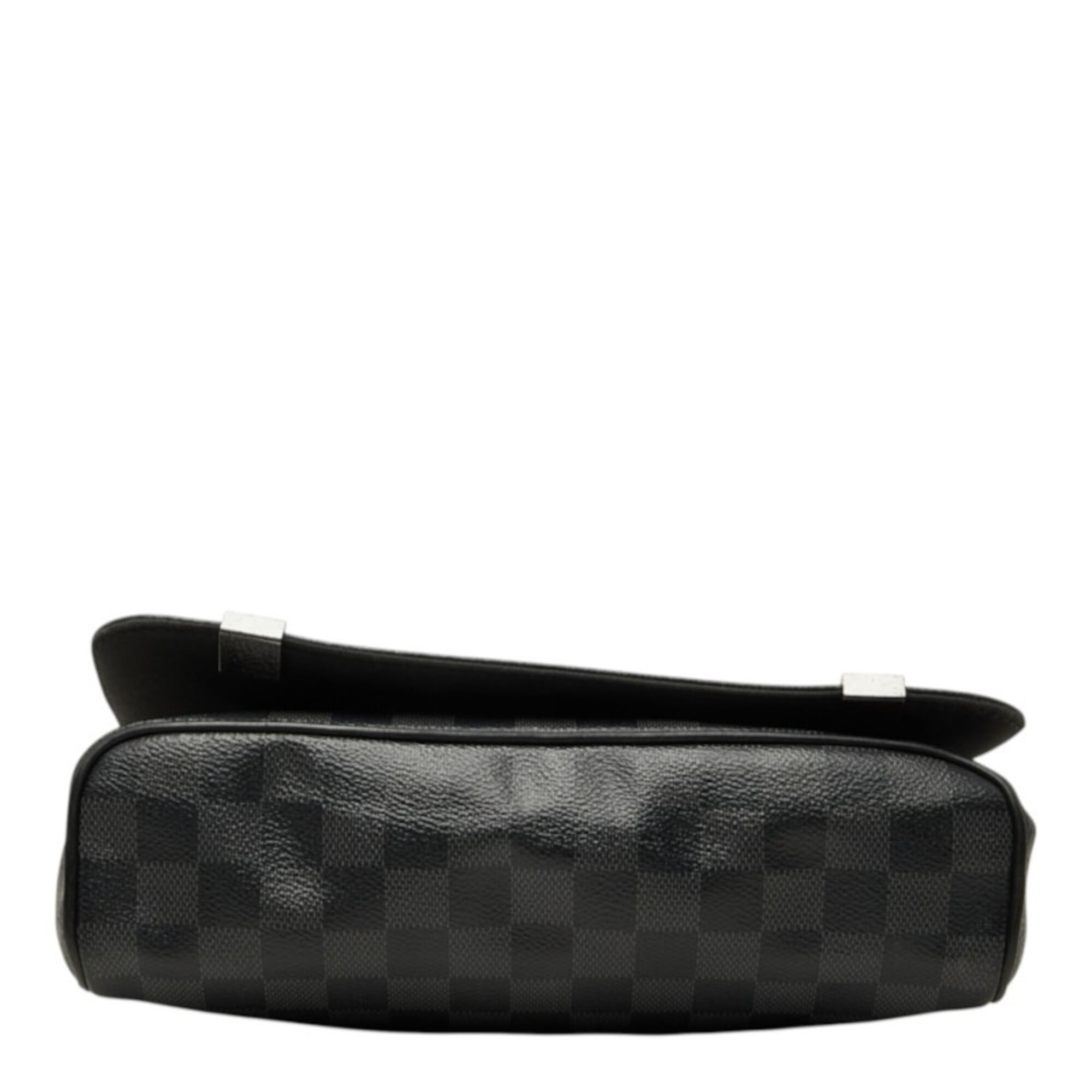 Louis Vuitton Black Damier Graphite Pvc Leather Shoulder Bag (Pre-Owned)