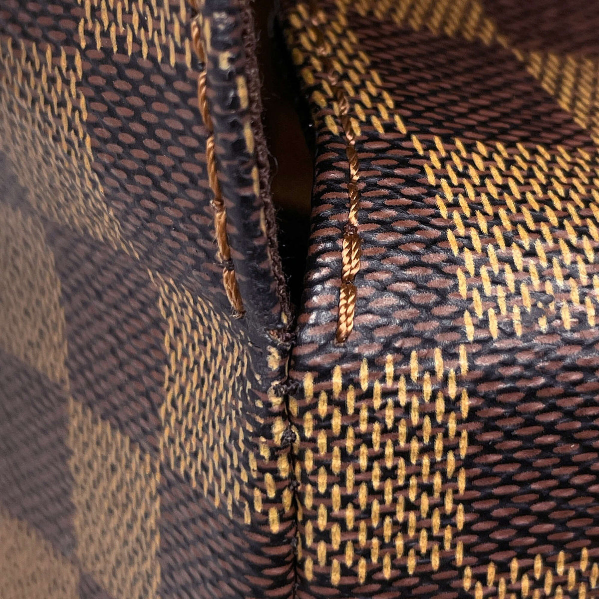 Louis Vuitton Brown Damier Canvas Shoulder Bag (Pre-Owned)