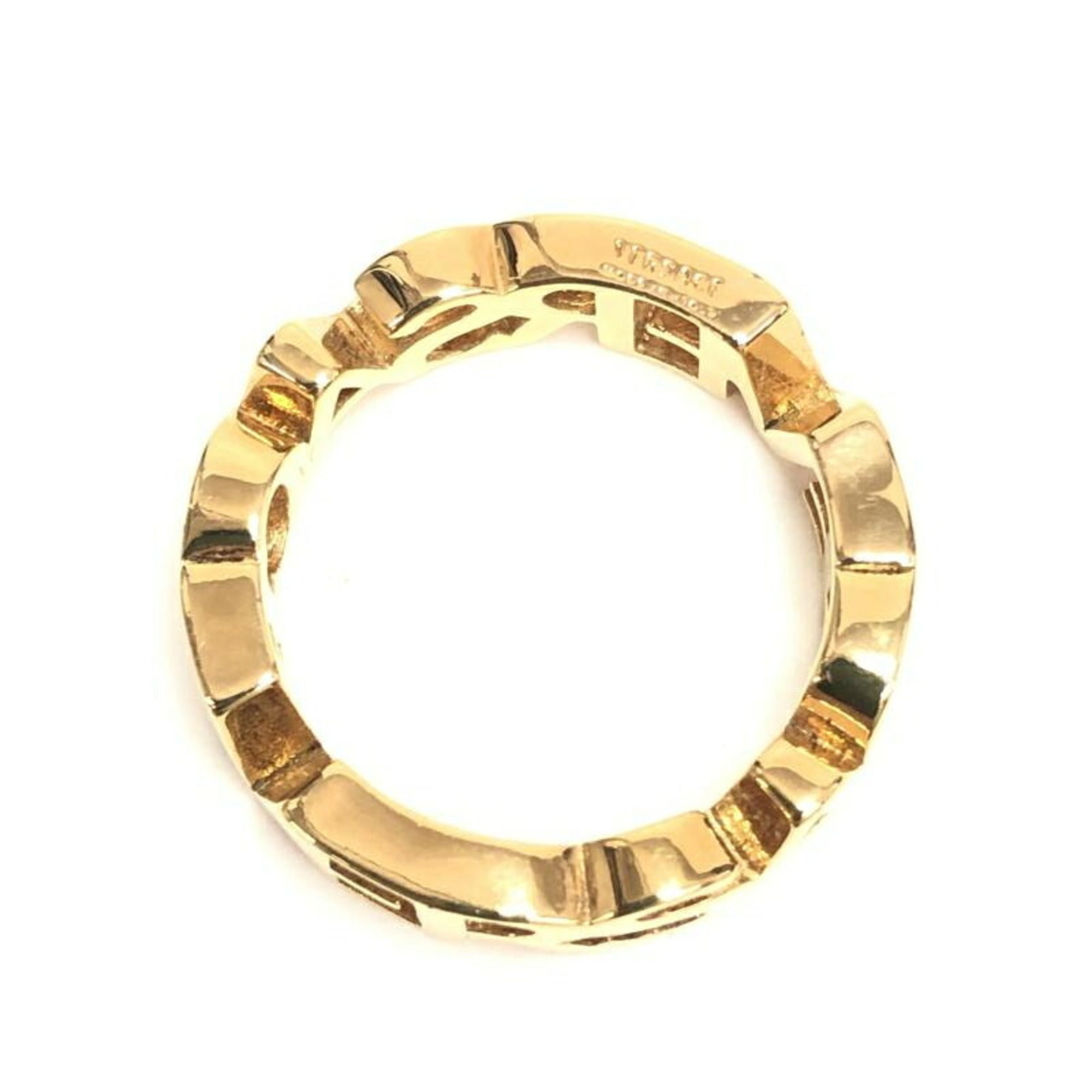 Versace Gold Band Ring (Pre-Owned)