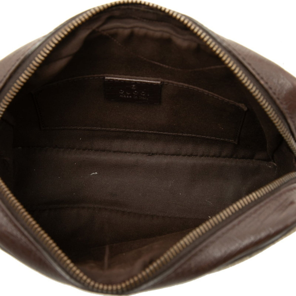 Gucci Beige Brown Pvc Leather Shoulder Bag (Pre-Owned)