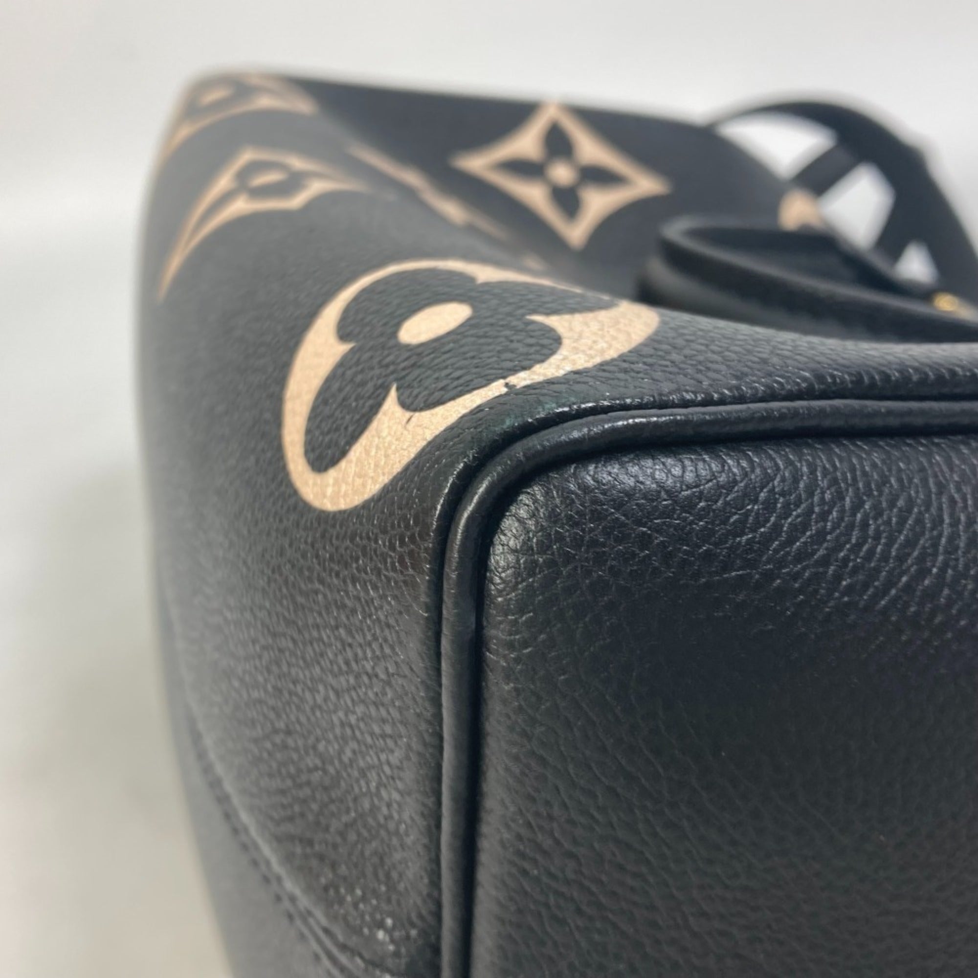 Louis Vuitton Black Monogram Empreinte Boston Bag Handbag Shoulder Bag (Pre-Owned)