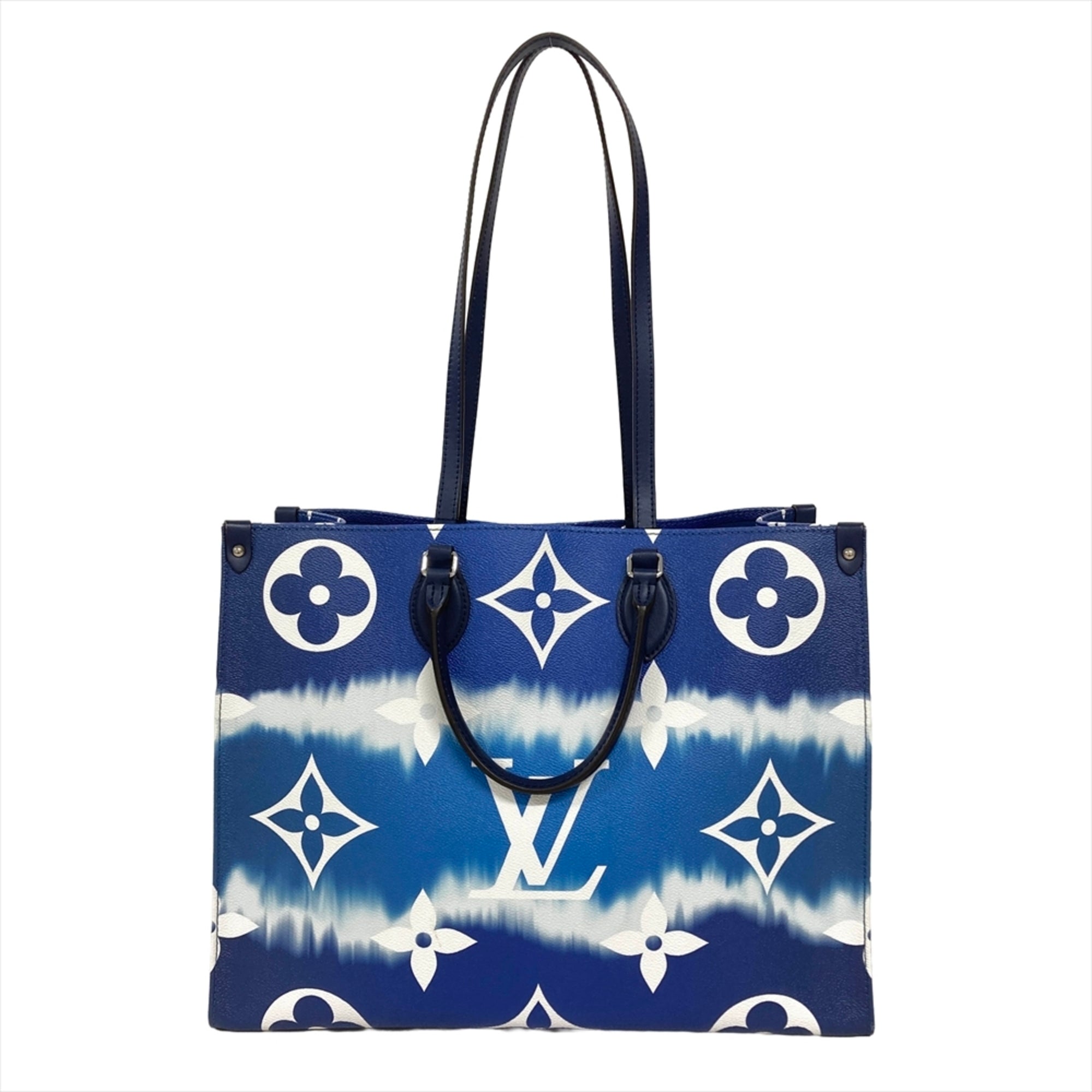 Louis Vuitton Blue Monogram Tote Bag (Pre-Owned)