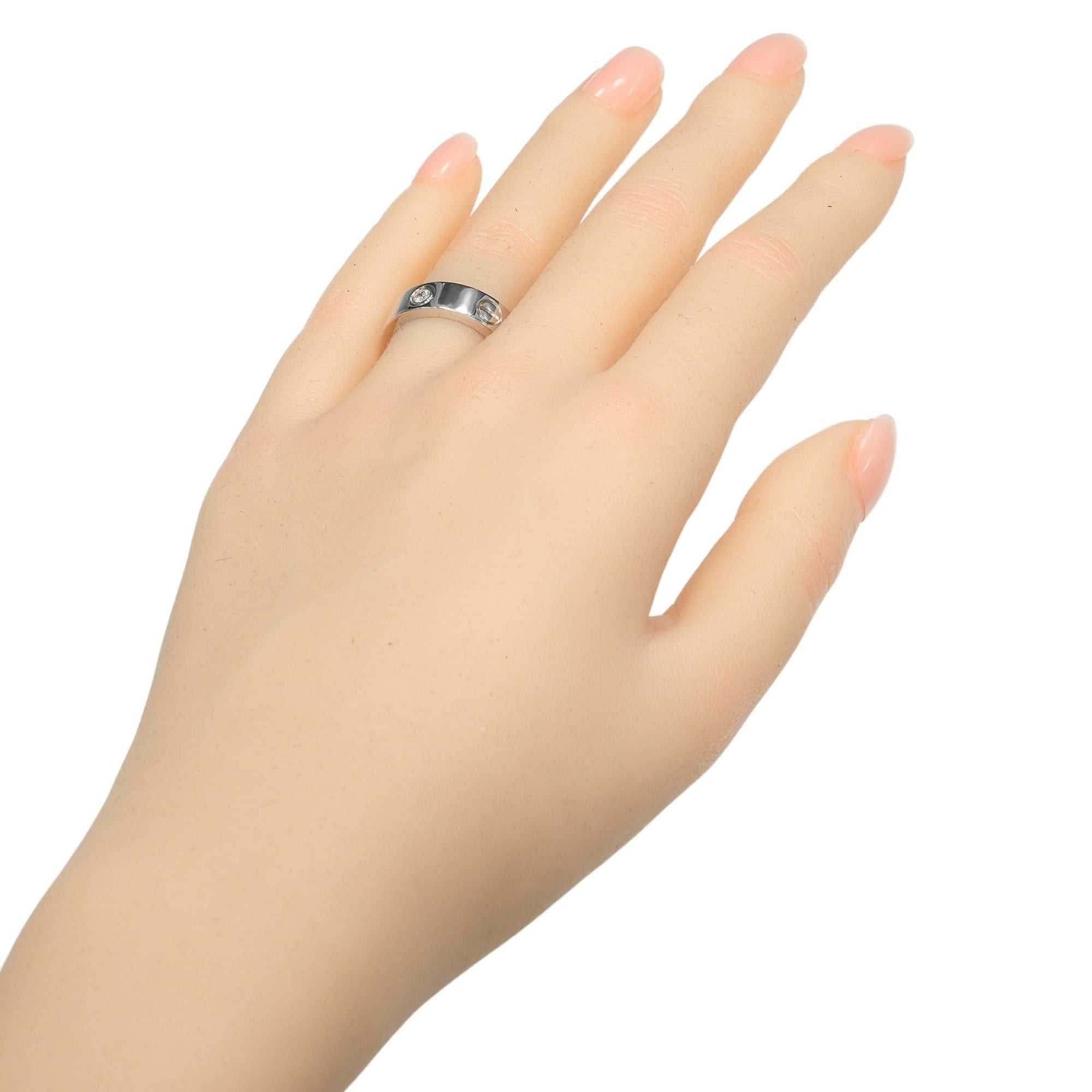 Cartier Love White Gold (18K) Band Ring (Pre-Owned)