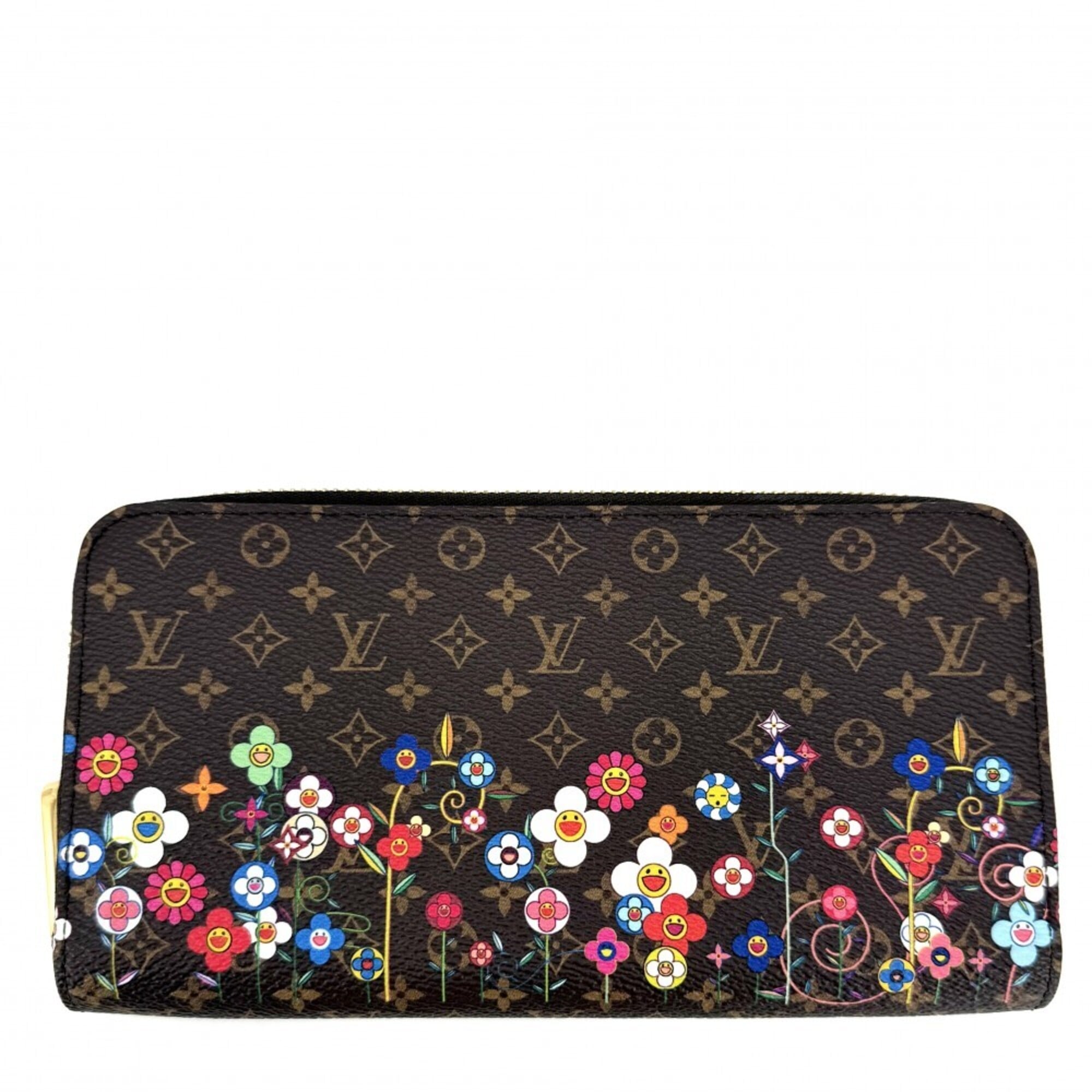 Louis Vuitton Monogram Brown Monogram Multi-Color Monogram Long Wallet (Bi-Fold) (Pre-Owned)
