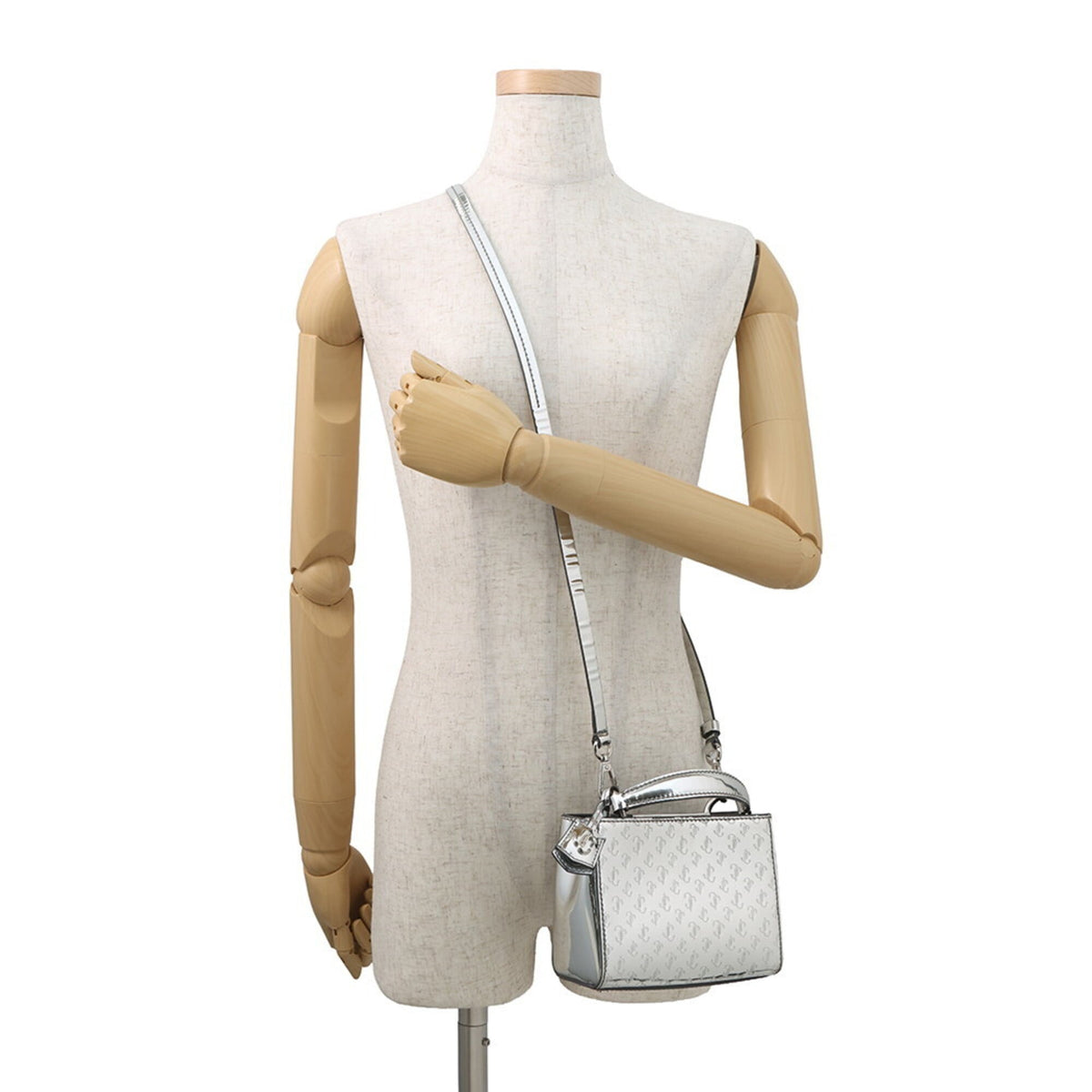 Jimmy Choo Silver Patent Leather Handbag (Pre-Owned)