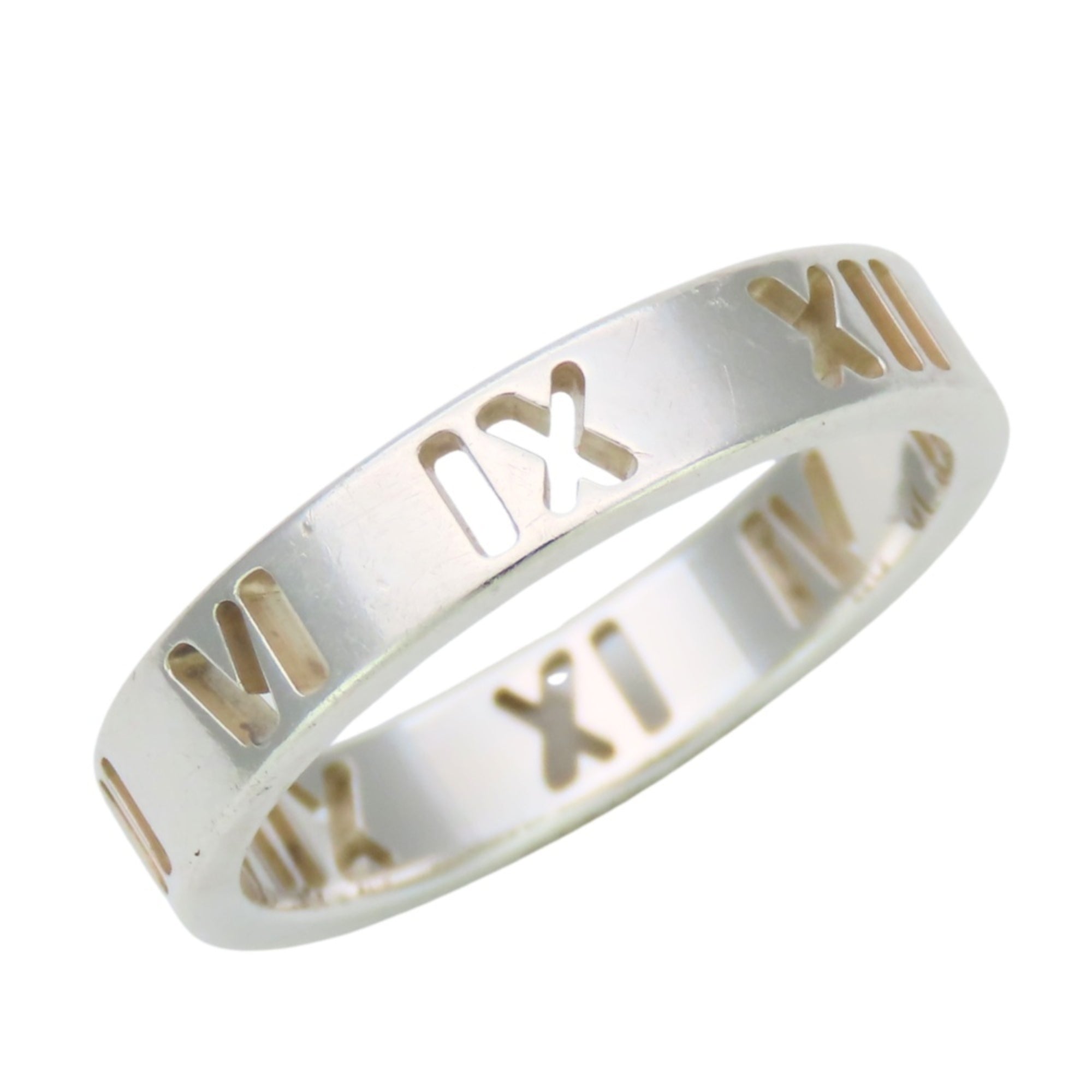 Tiffany Silver Silver 925 Band Ring (Pre-Owned)