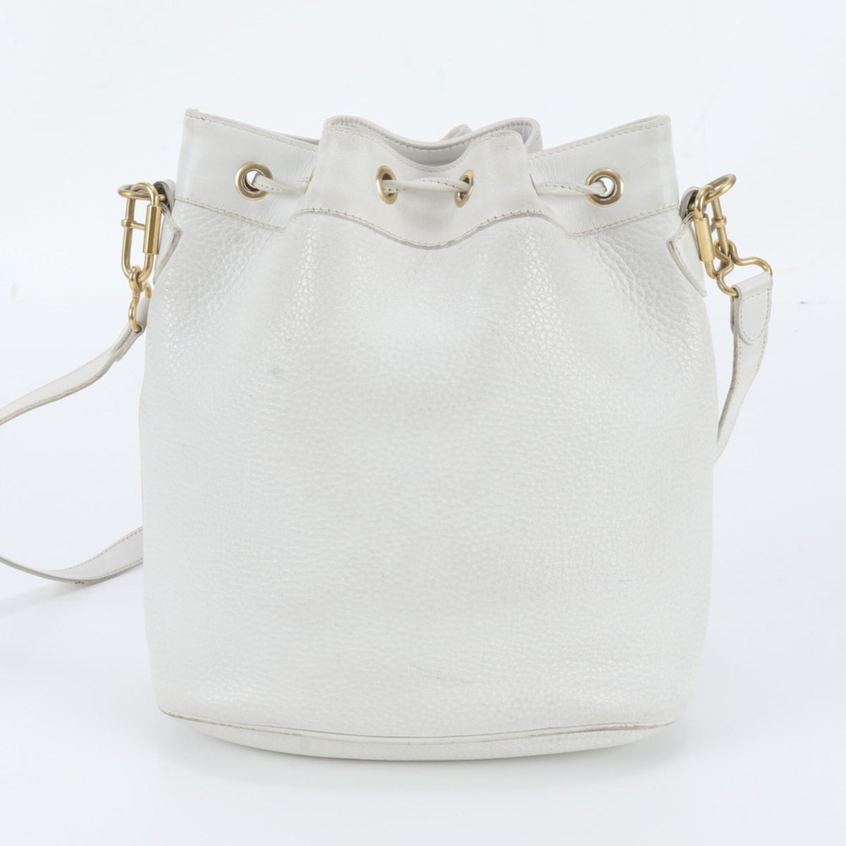 Gucci White Leather Crossbody Bag Shoulder Bag (Pre-Owned)
