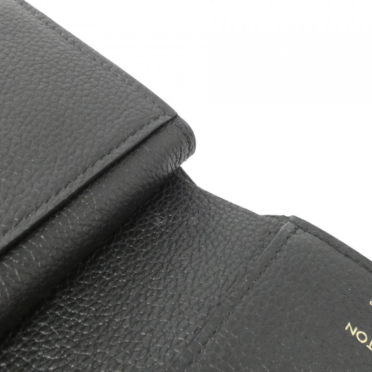 Louis Vuitton Black Leather Wallet (Bi-Fold) (Pre-Owned)