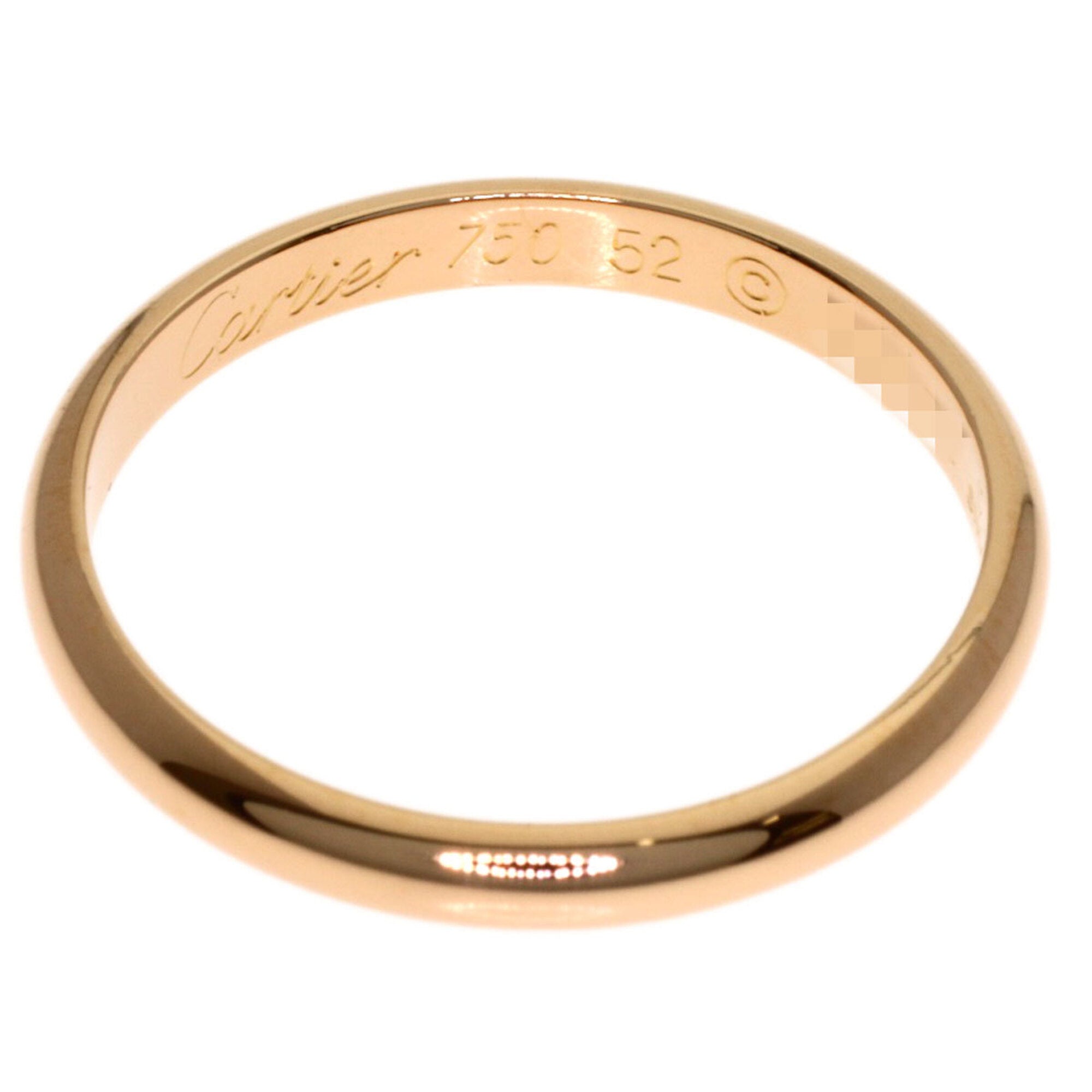 Cartier Pink Gold (18K) Band Ring (Pre-Owned)