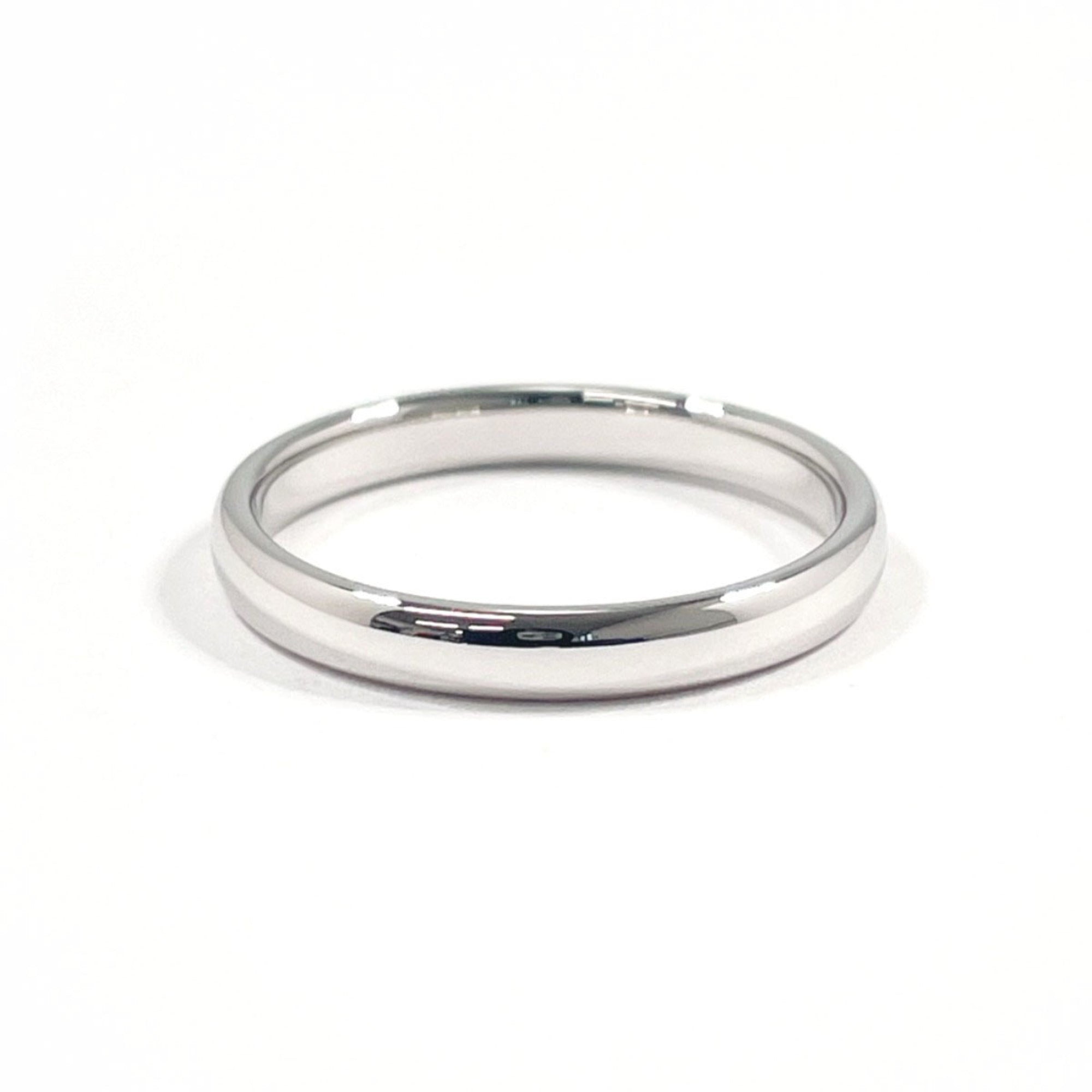 Tiffany Silver Platinum 950 Band Ring (Pre-Owned)