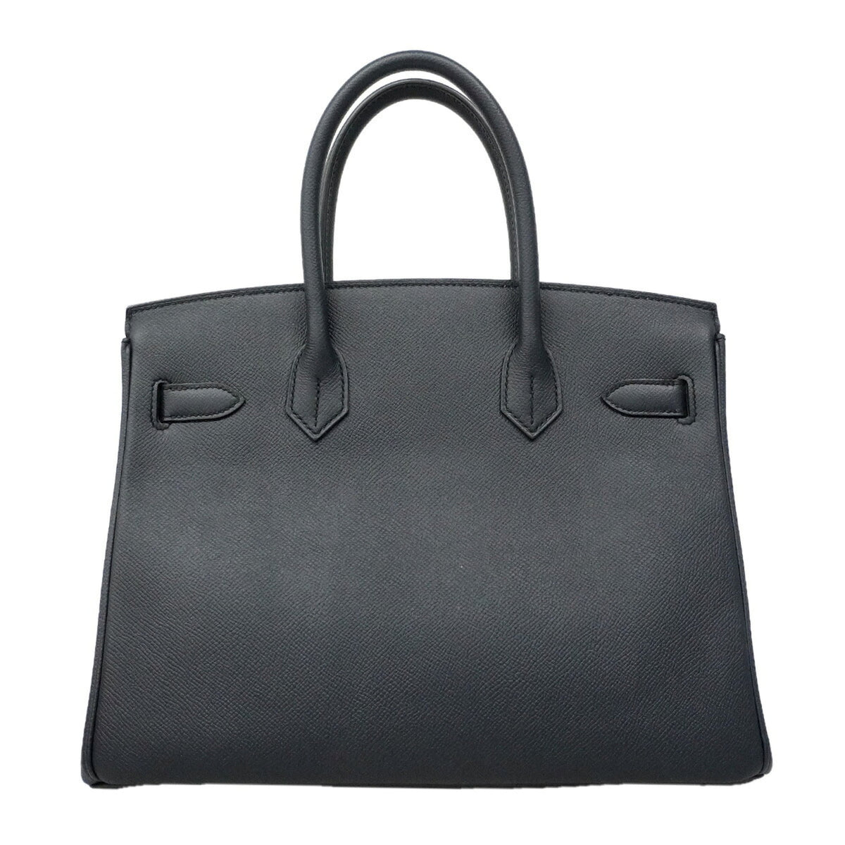 Hermes Blue Nuit Leather Handbag (Pre-Owned)