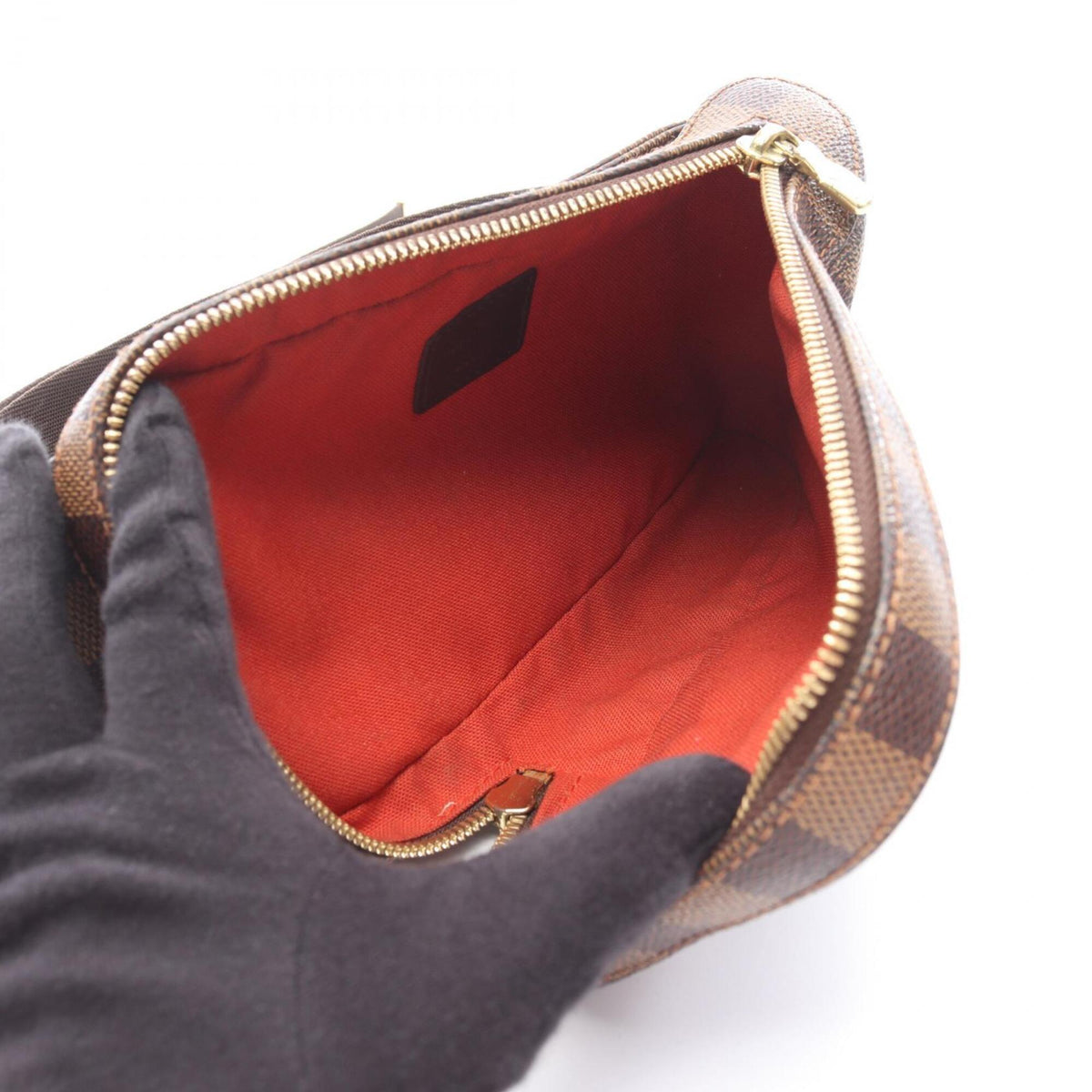 Louis Vuitton Brown Ebene Coated Canvas Fanny Pack Handbag (Pre-Owned)