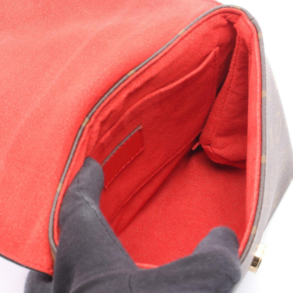 Louis Vuitton Black Brown Monogram Noir Monogram Leather Handbag (Pre-Owned)