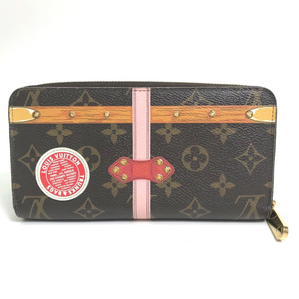 Louis Vuitton Monogram Brown Monogram Long Wallet (Bi-Fold) (Pre-Owned)