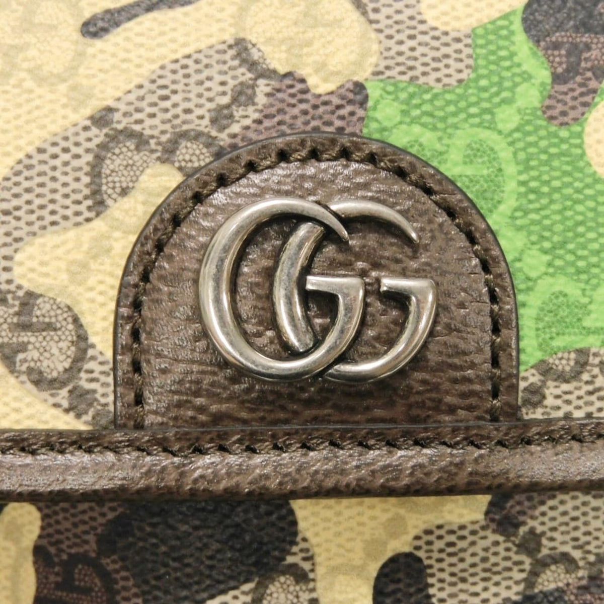 Gucci Beige Camouflage Gg Supreme Sling Bag (Pre-Owned)