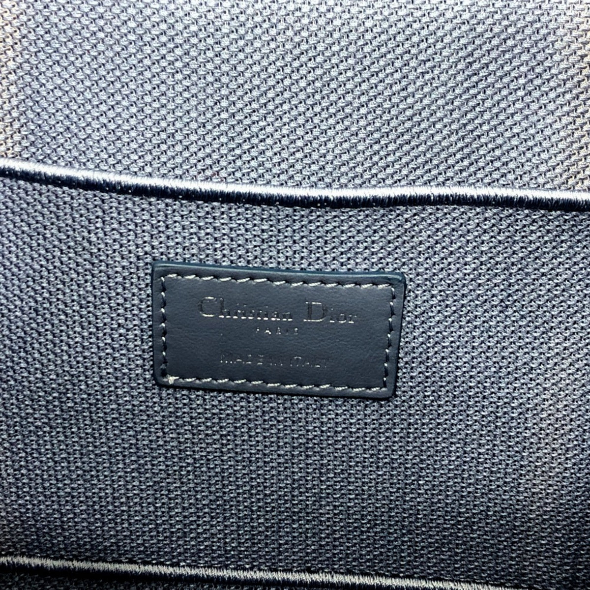 Christian Dior Blue Cloth Handbag (Pre-Owned)