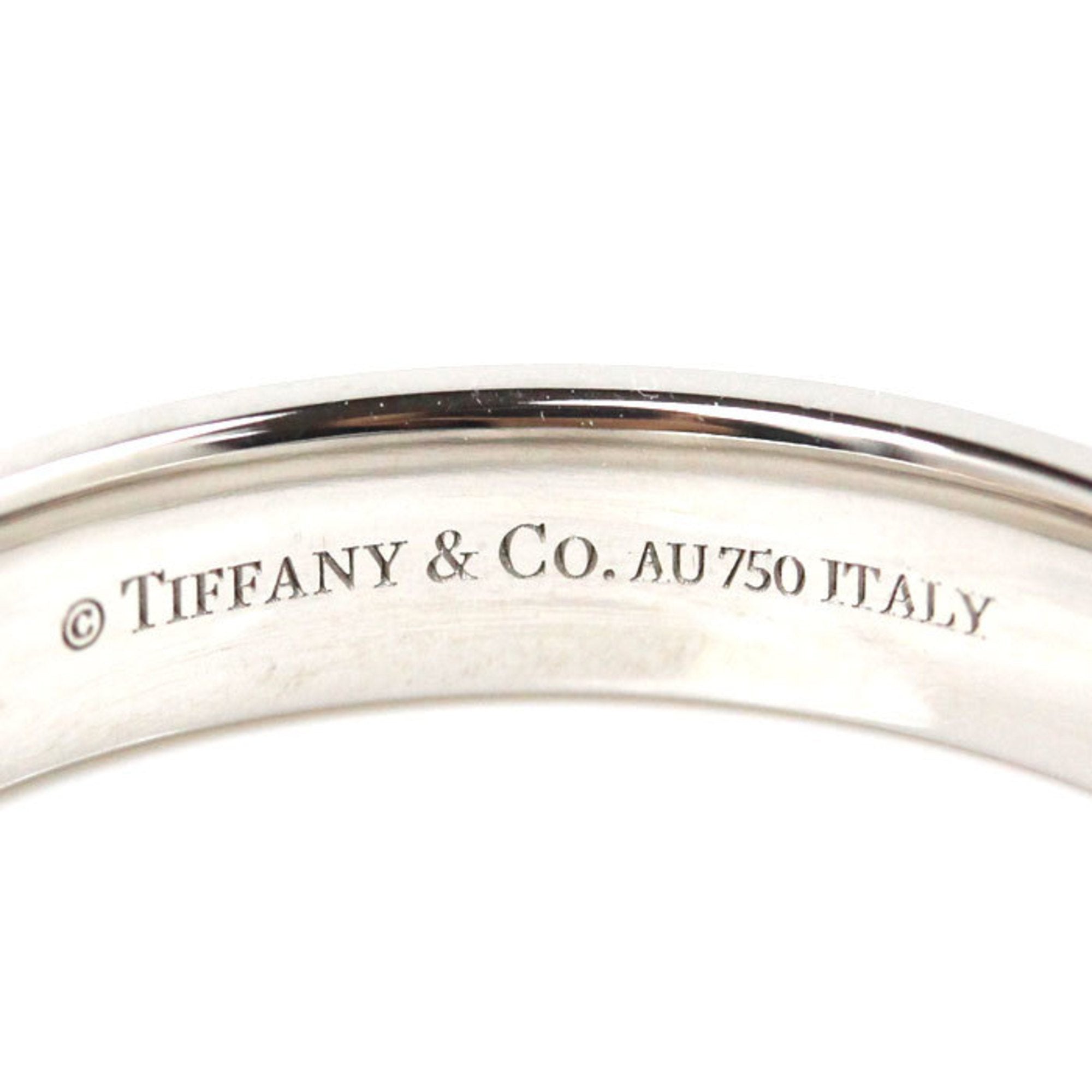 Tiffany White Gold (18K) Band Ring (Pre-Owned)