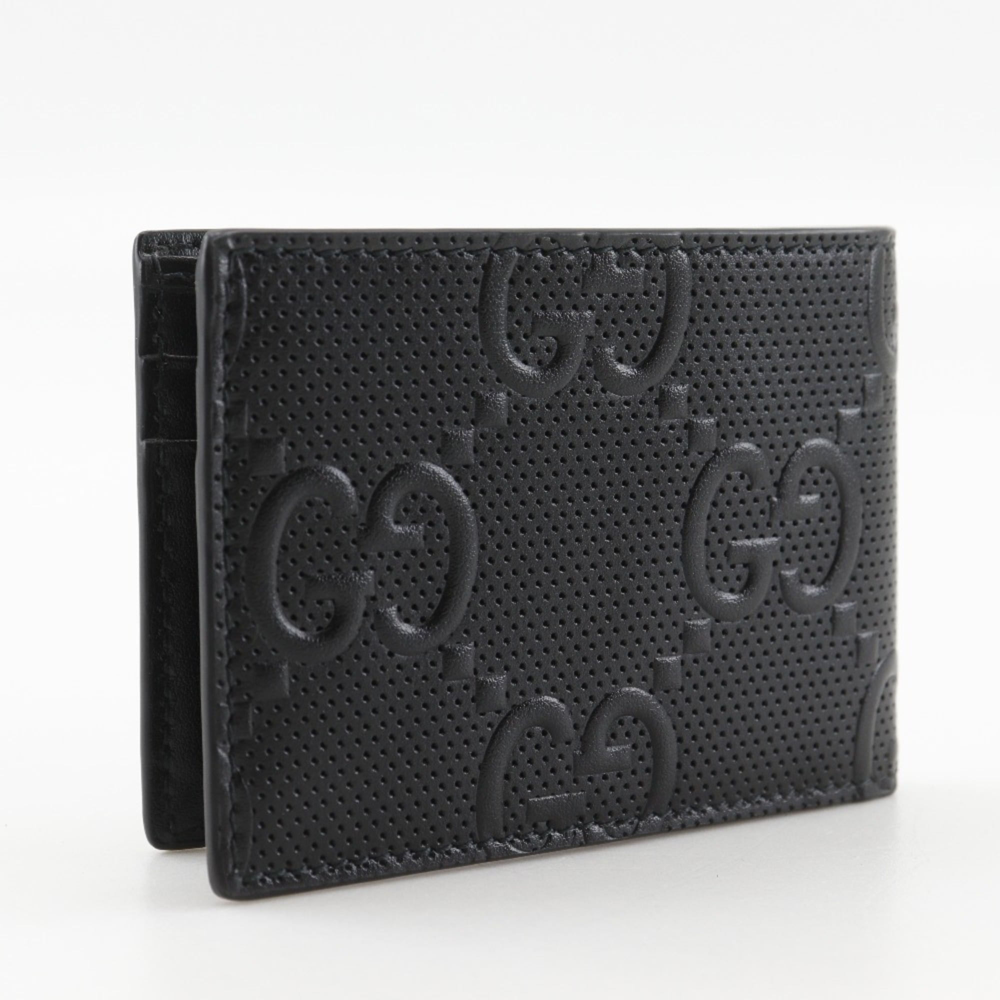 Gucci Black Leather Coin Purse/Coin Case (Pre-Owned)