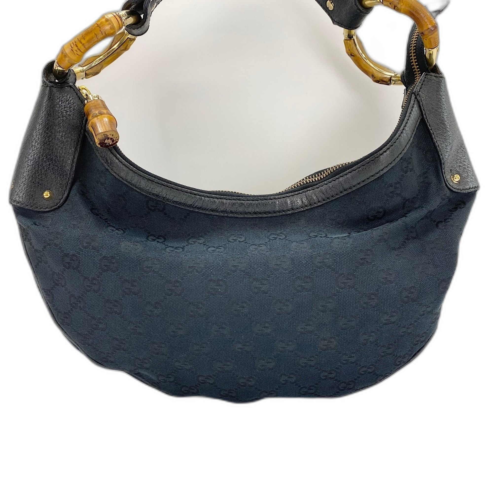 Gucci Black Bamboo Shoulder Bag (Pre-Owned)