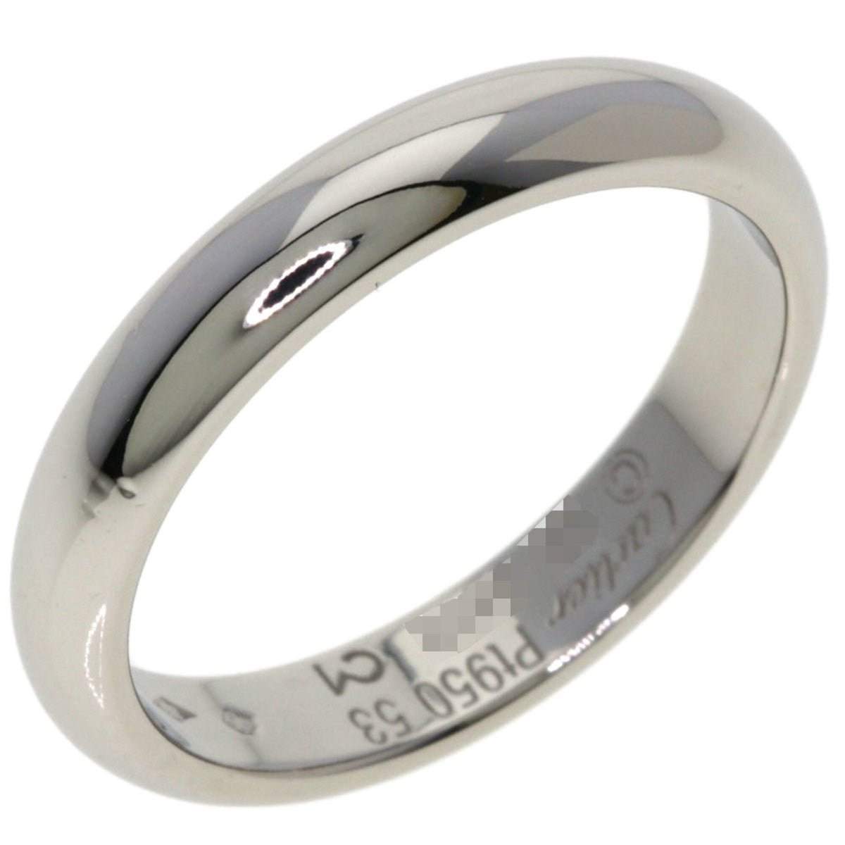 Cartier Platinum 950 Band Ring (Pre-Owned)